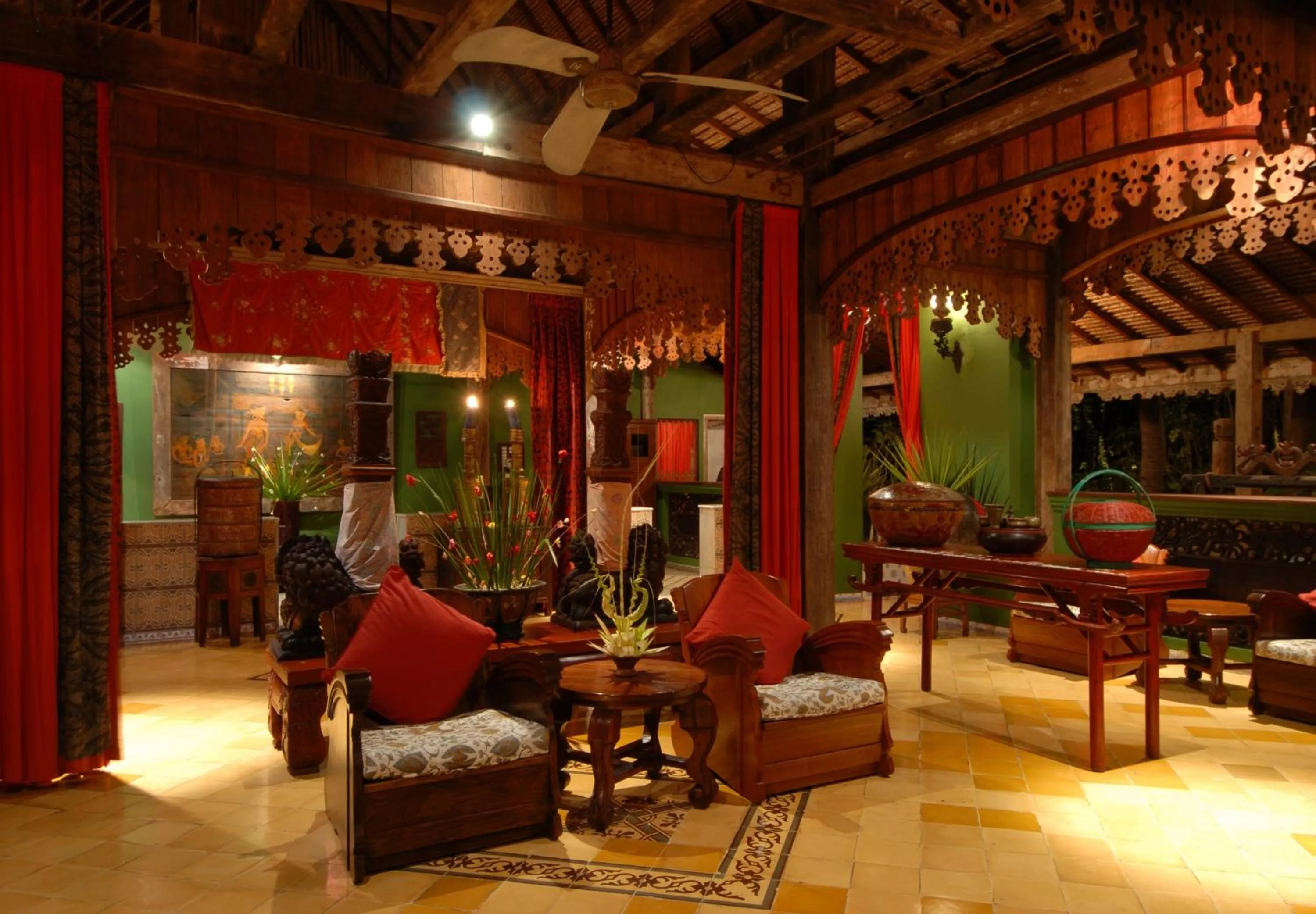 Lobby or reception in Hotel Tugu Lombok