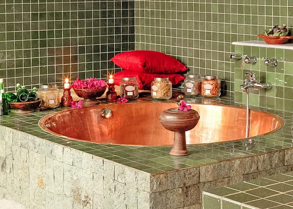 Bathroom in Hotel Tugu Lombok