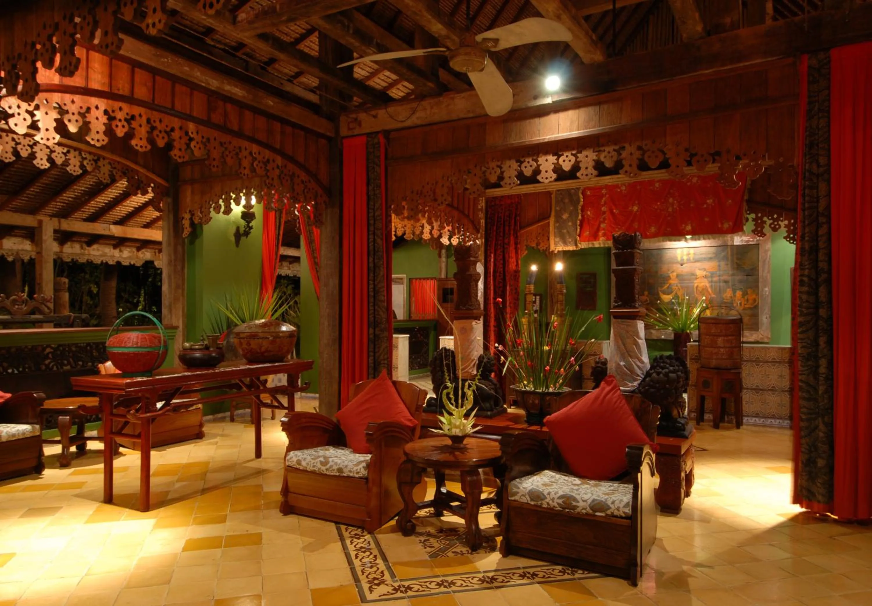Lobby or reception in Hotel Tugu Lombok