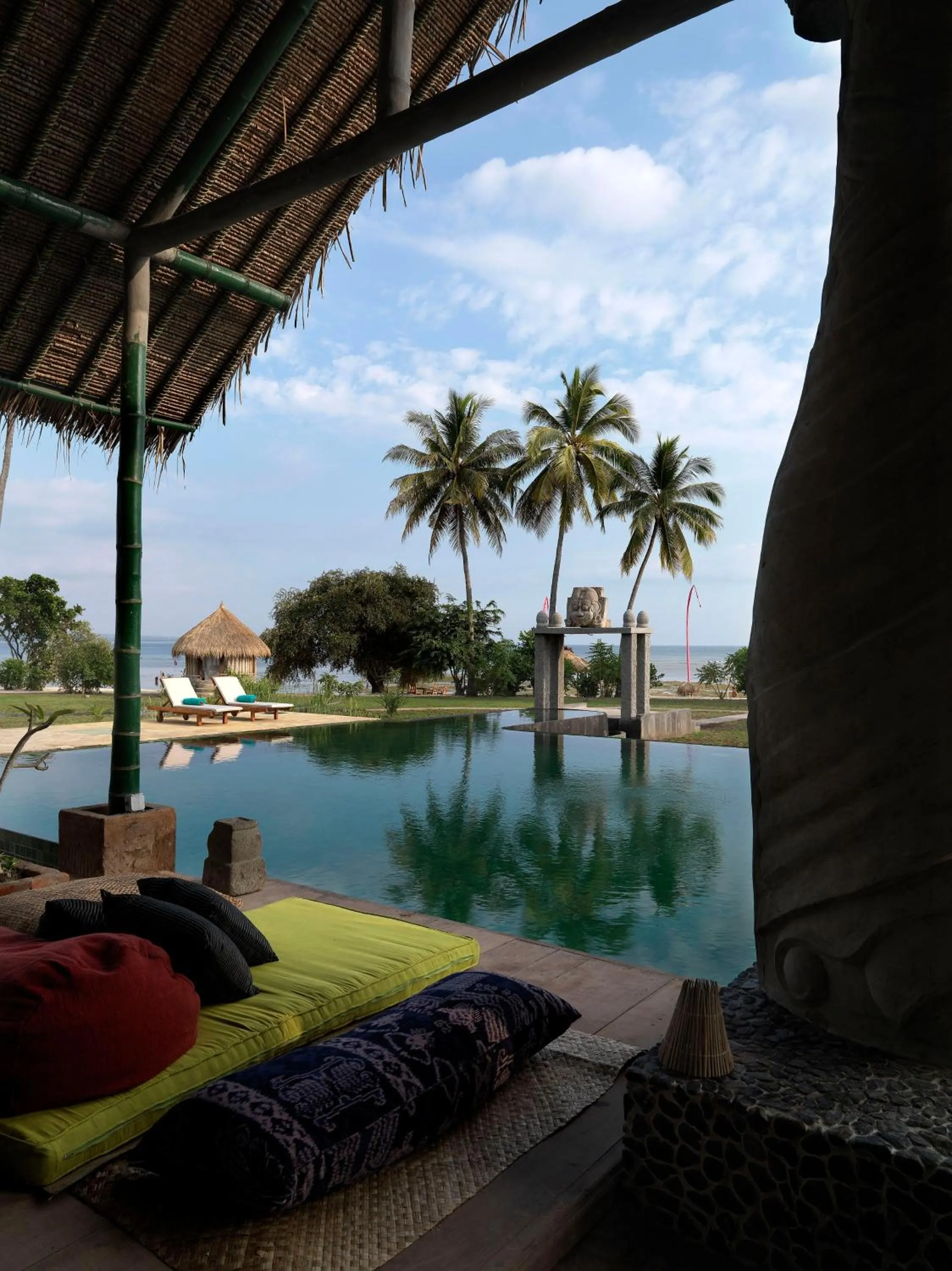 Swimming pool in Hotel Tugu Lombok