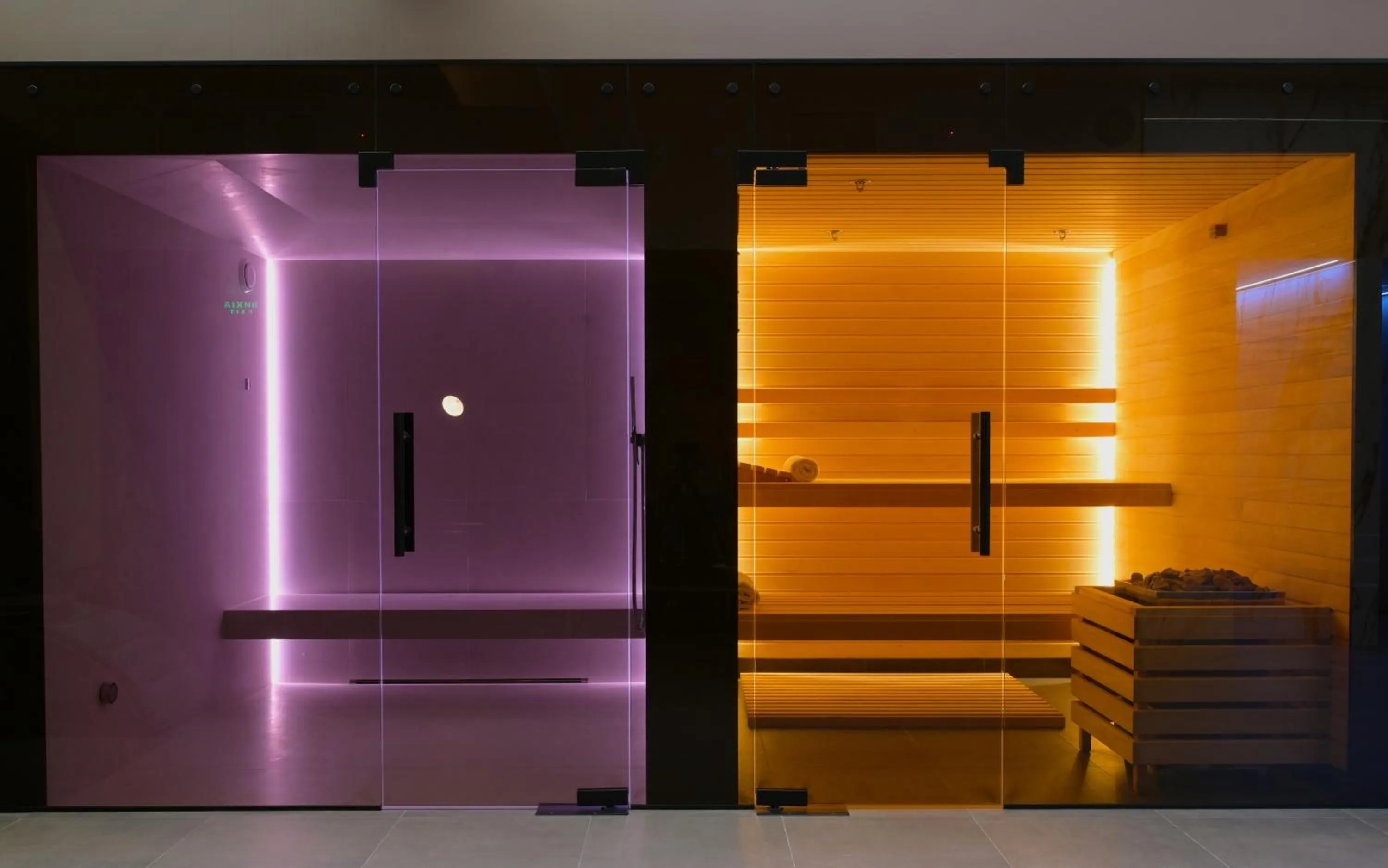 Sauna in Il Decameron Luxury Design Hotel