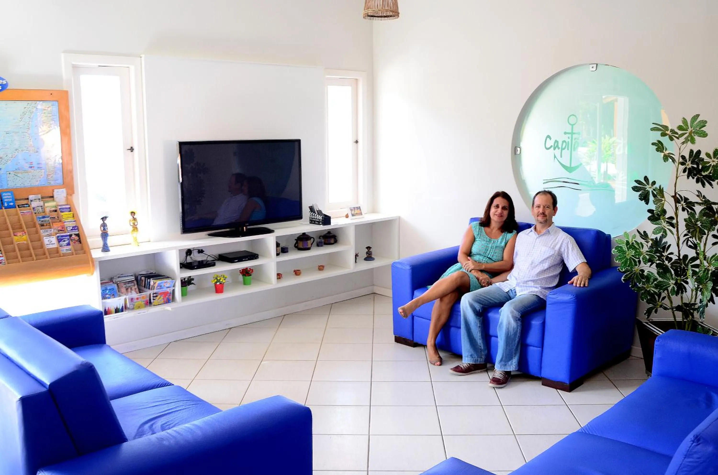 Lobby or reception in Capitães de Areia Pousada