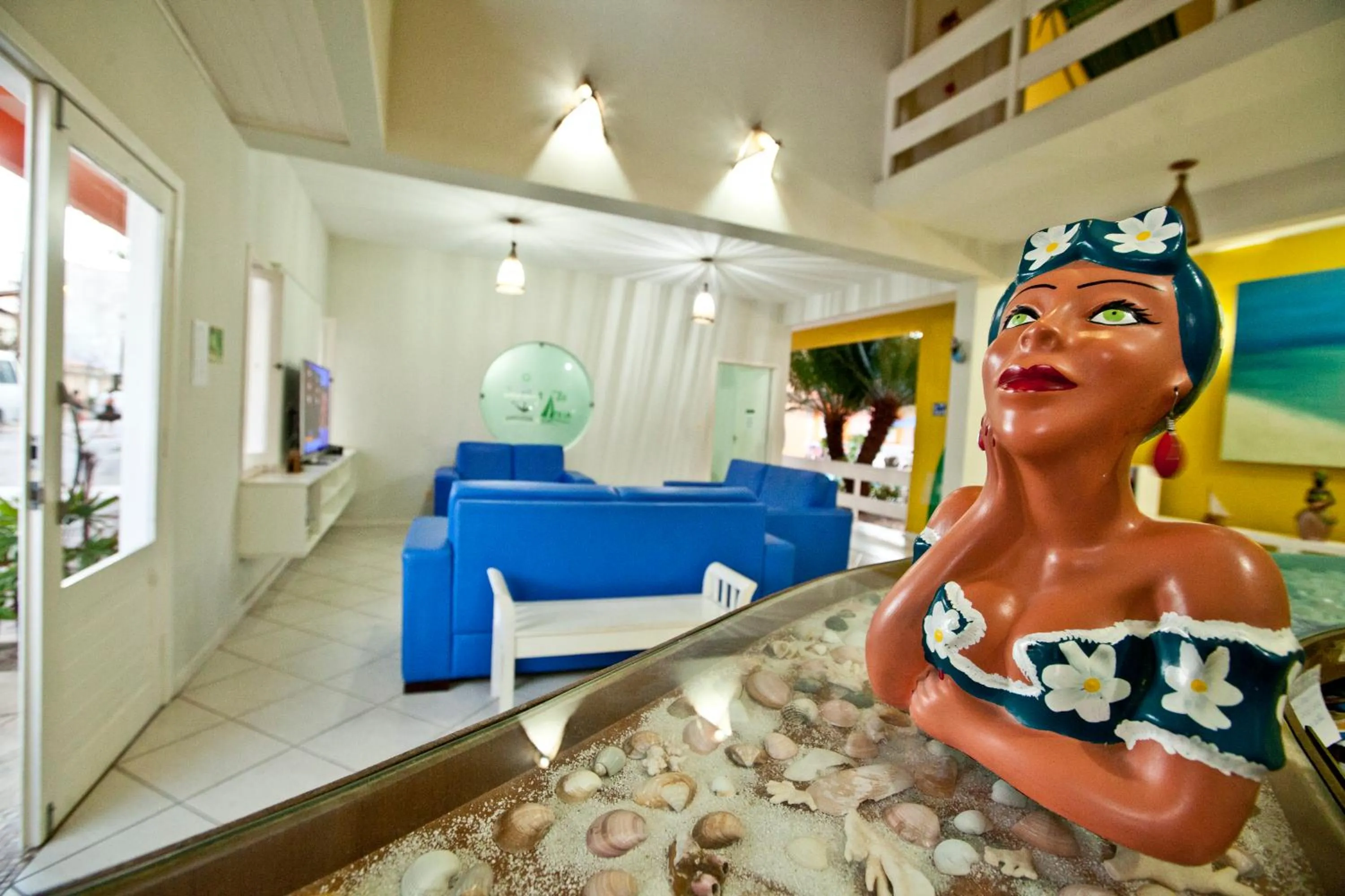 Lobby or reception in Capitães de Areia Pousada