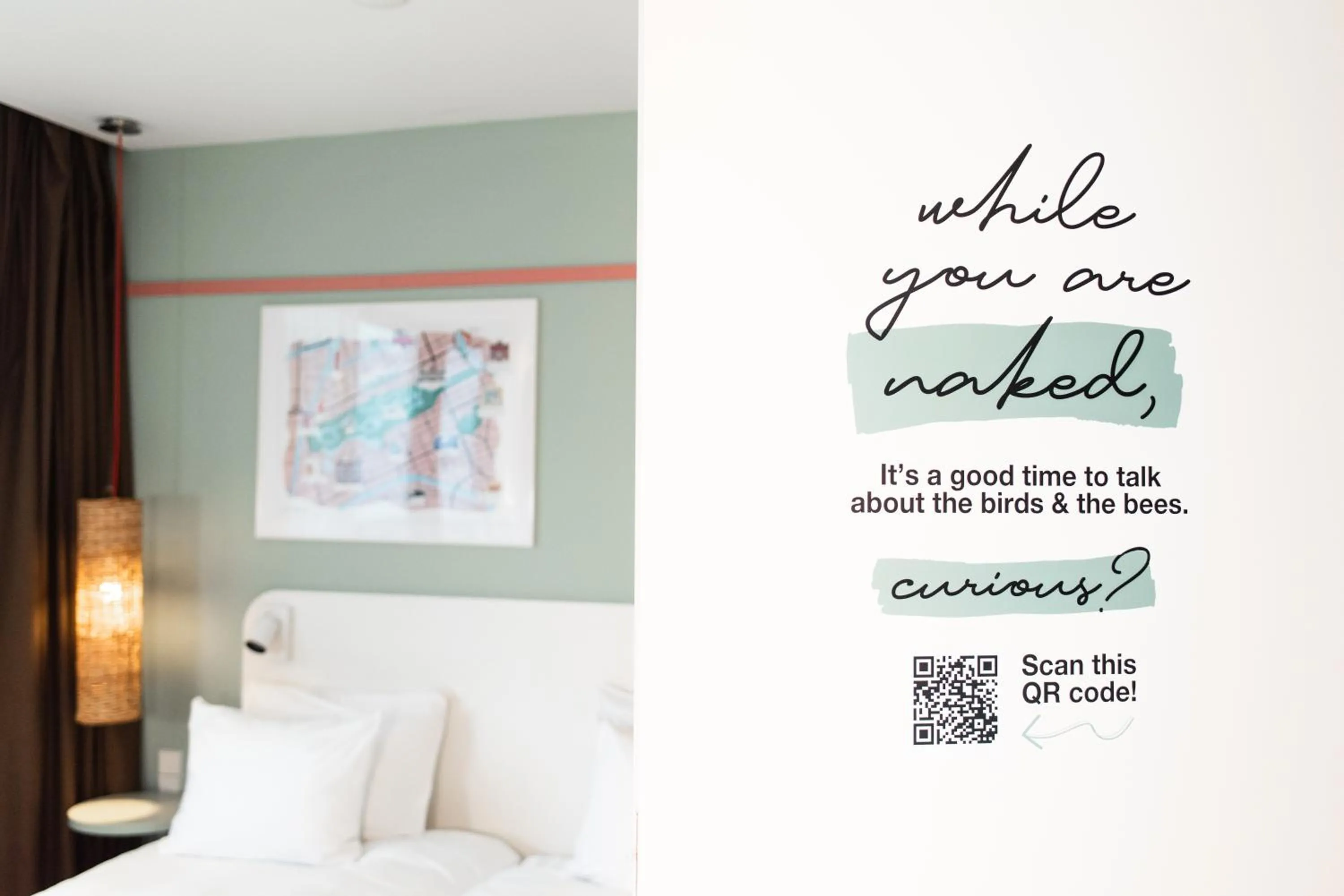 Property logo or sign, Bed in Conscious Hotel Vondelpark