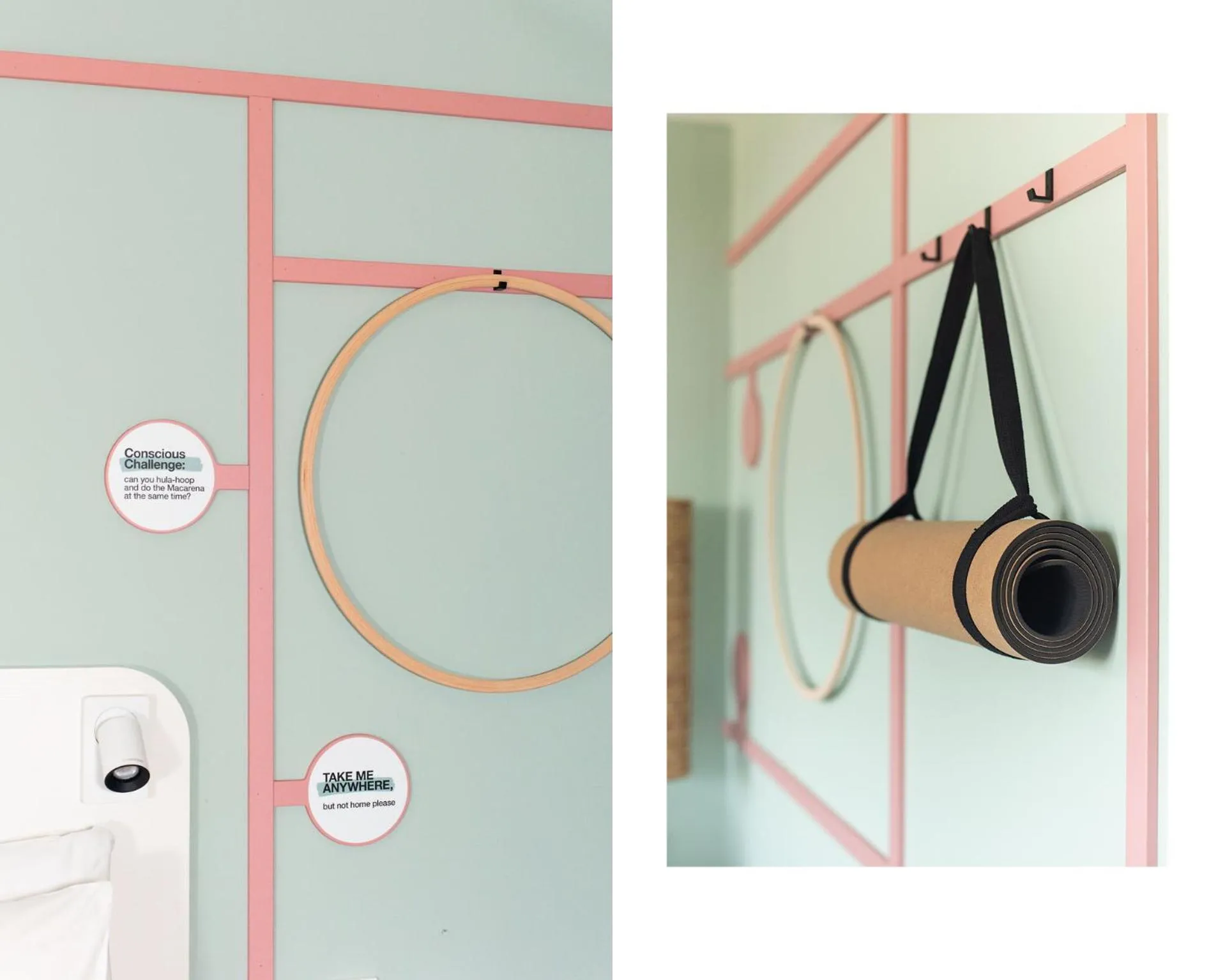 Decorative detail in Conscious Hotel Vondelpark