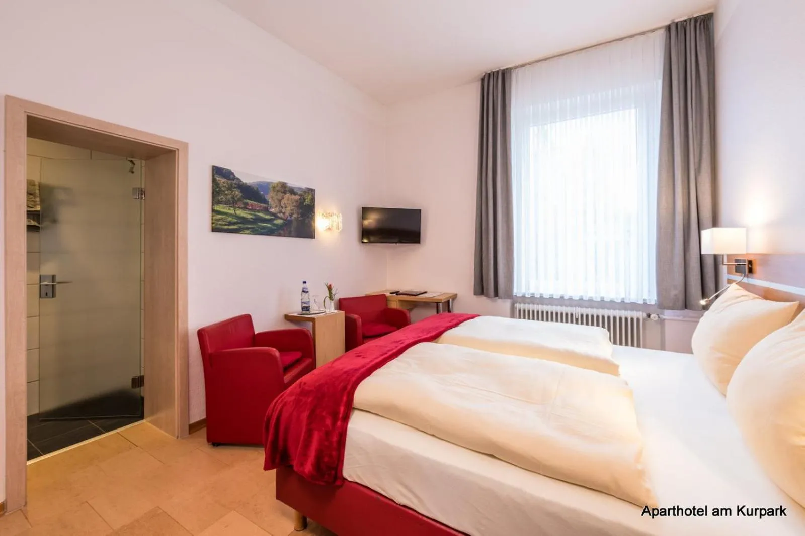 Bed in Aparthotel am Kurpark