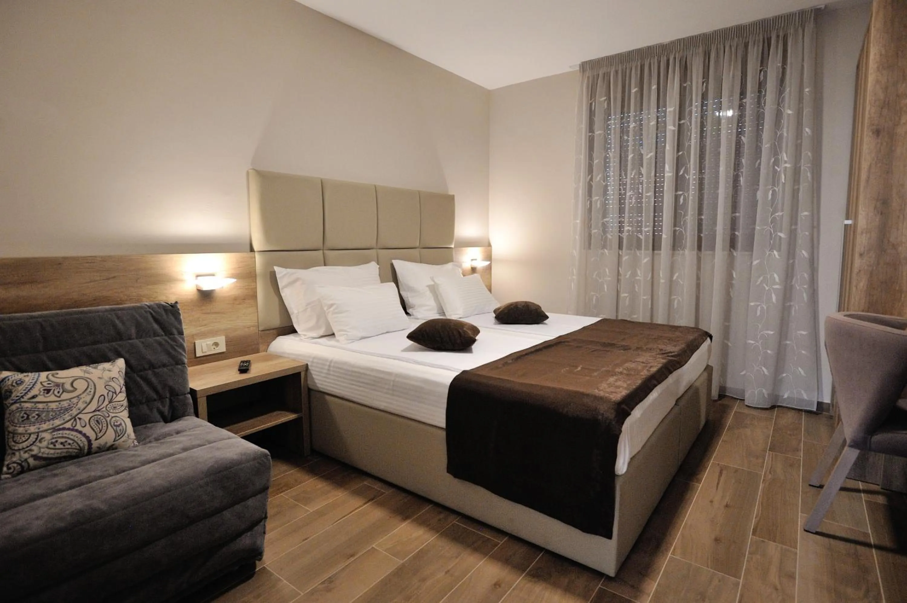 Bedroom, Bed in Villa Divani