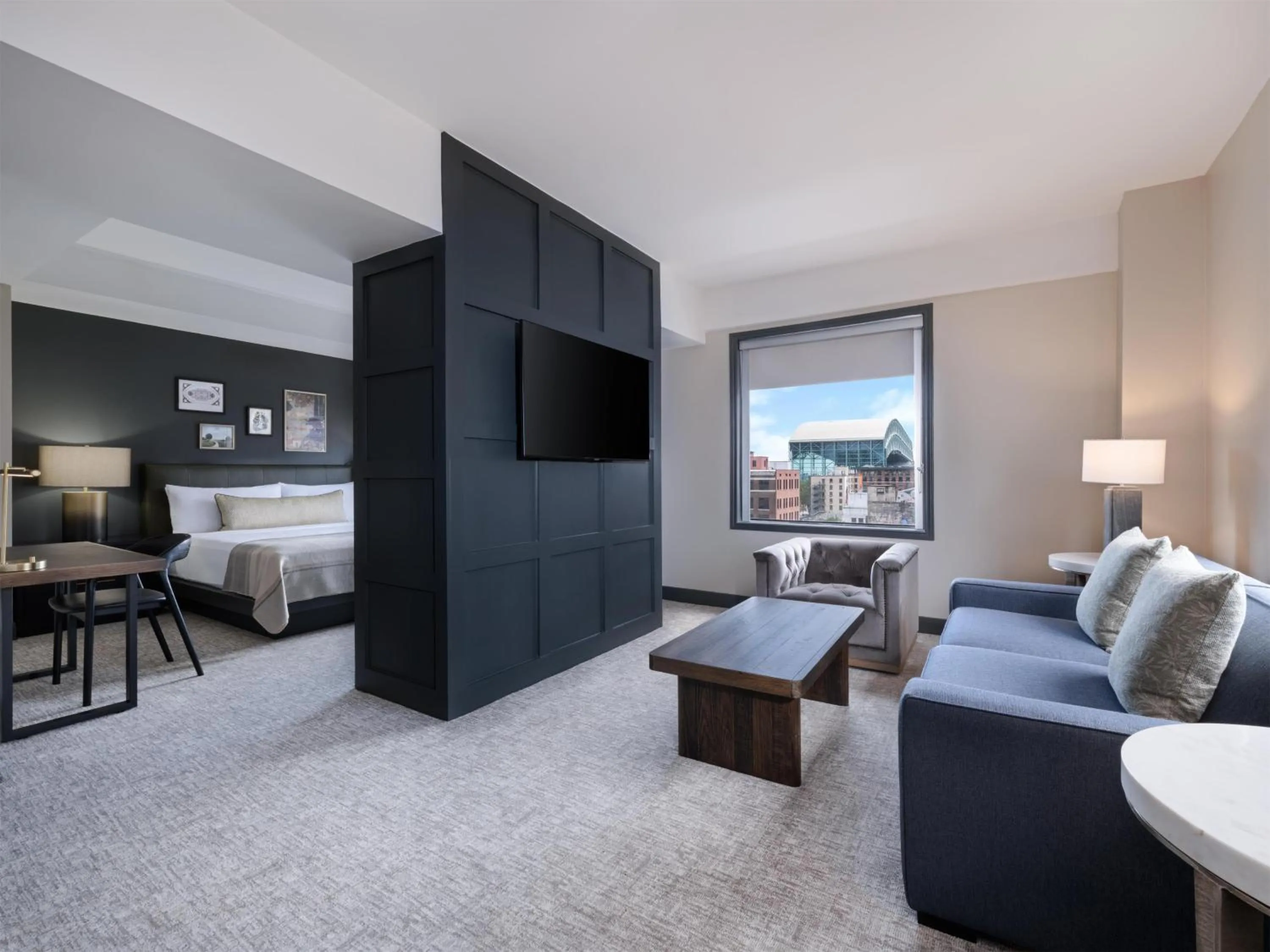 Bed in The Sam Houston, Tapestry Collection by Hilton