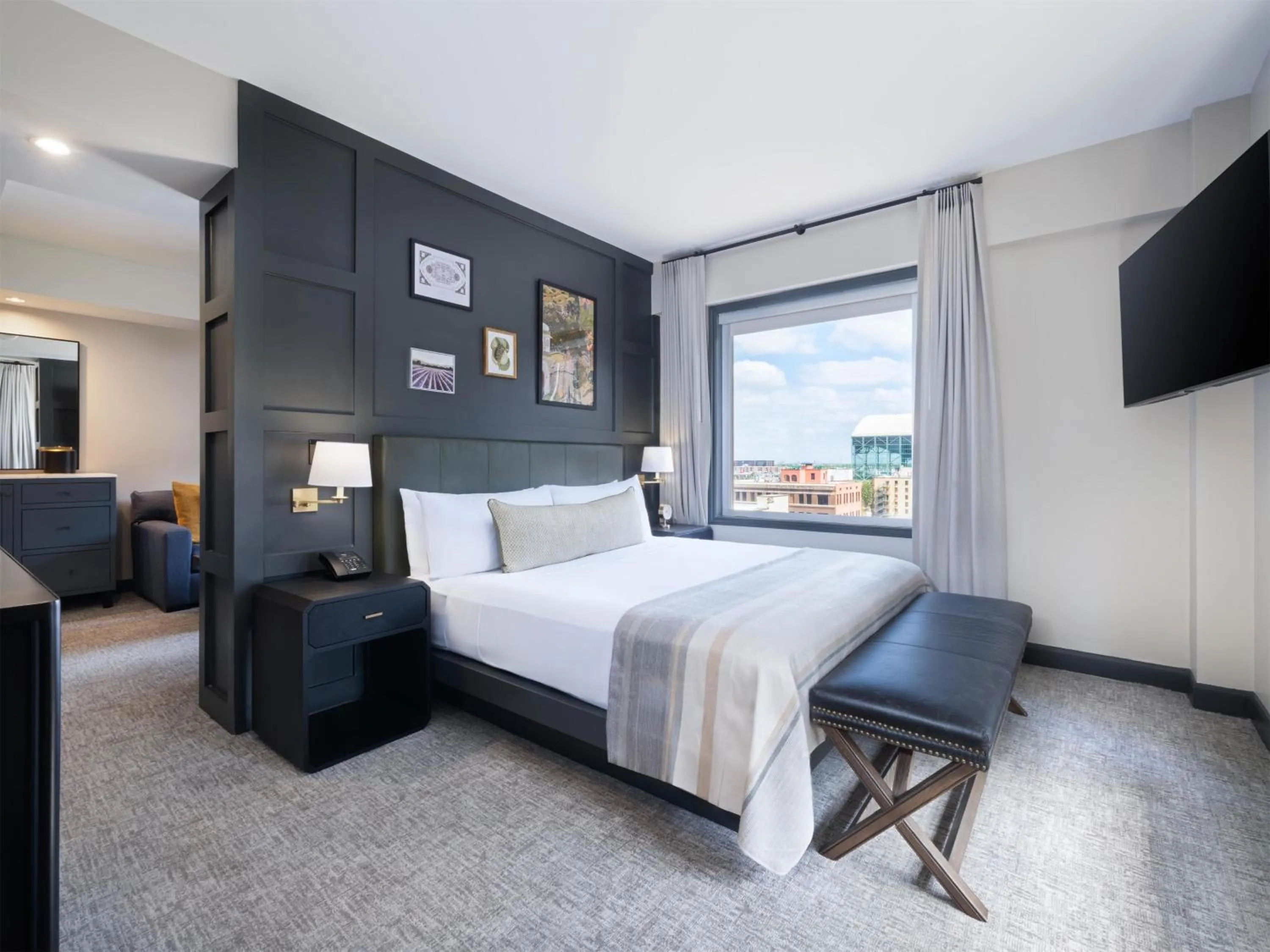 Bed in The Sam Houston, Tapestry Collection by Hilton