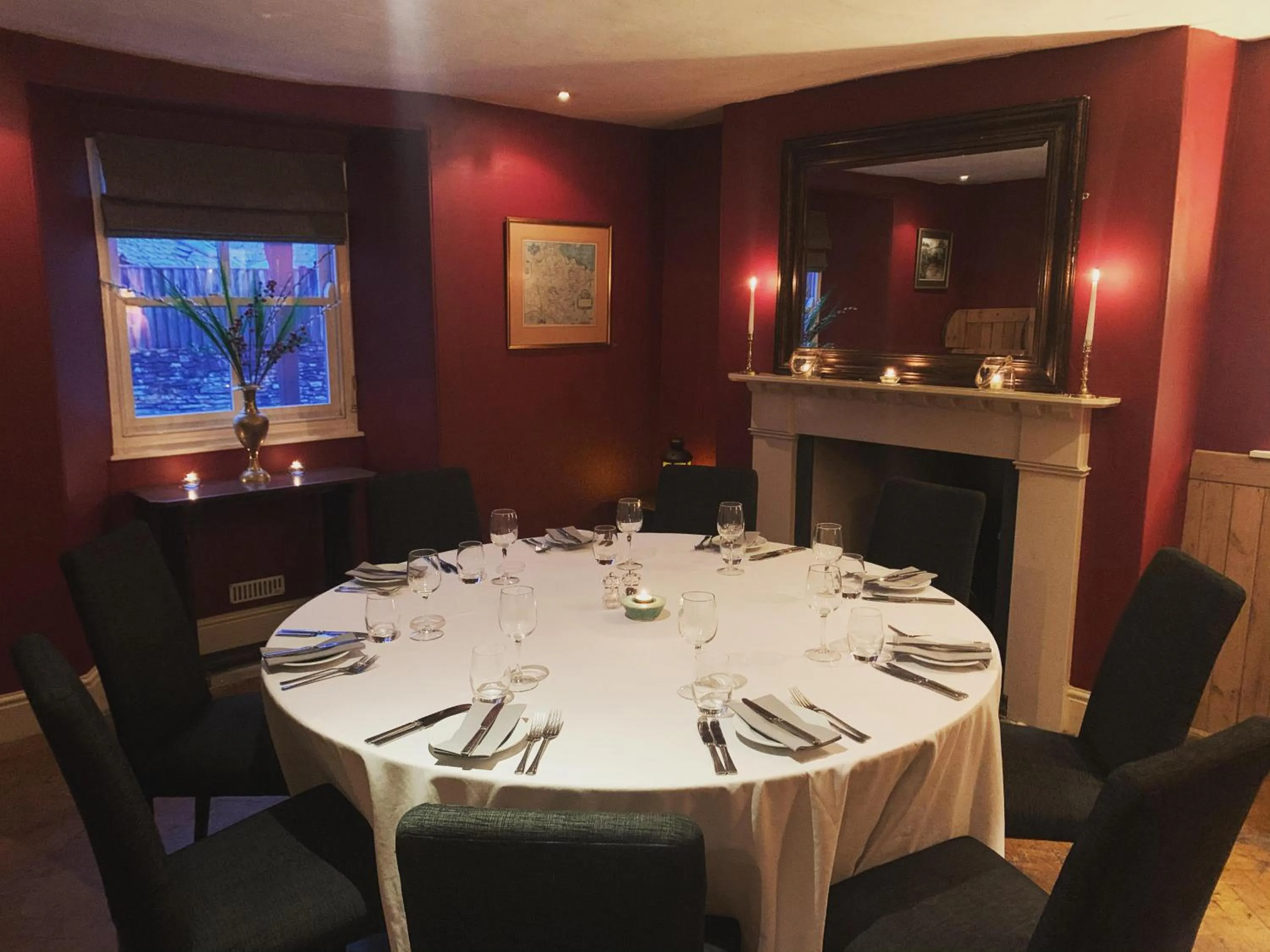 Dining area in The Dartmoor Inn at Lydford
