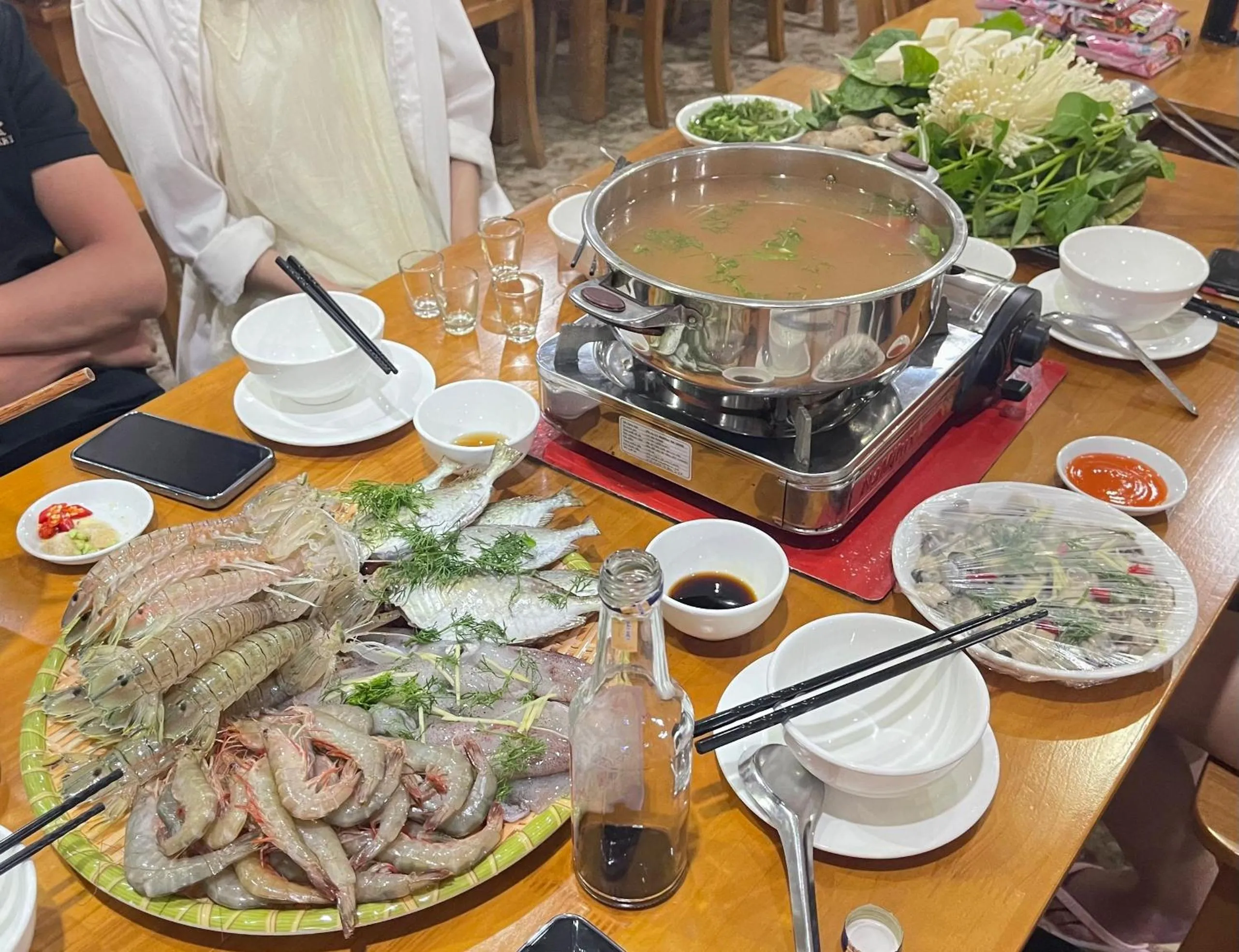 Food and drinks in Phuong Dong Hotel