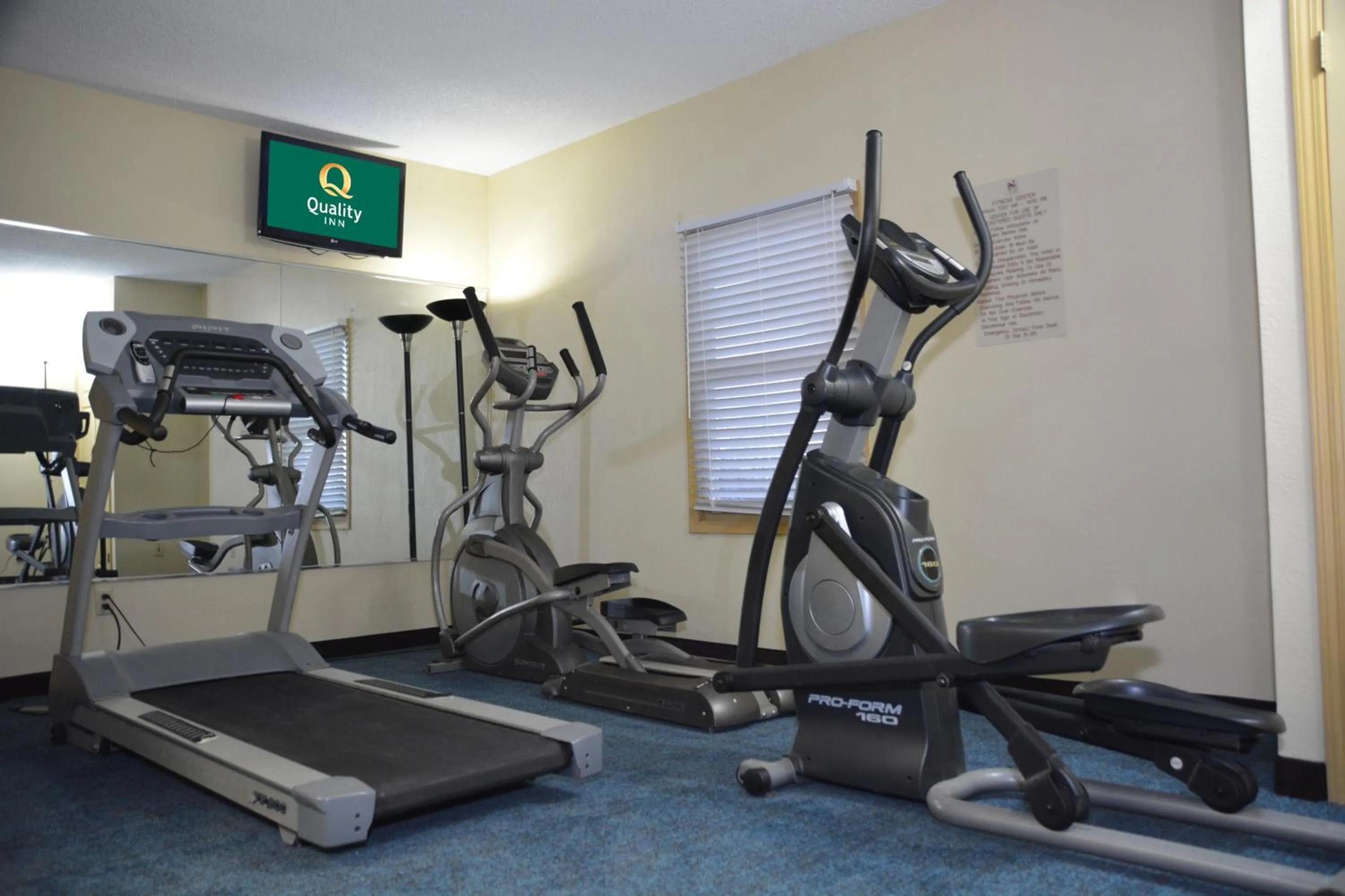 Fitness centre/facilities in Quality Inn & Suites Dublin