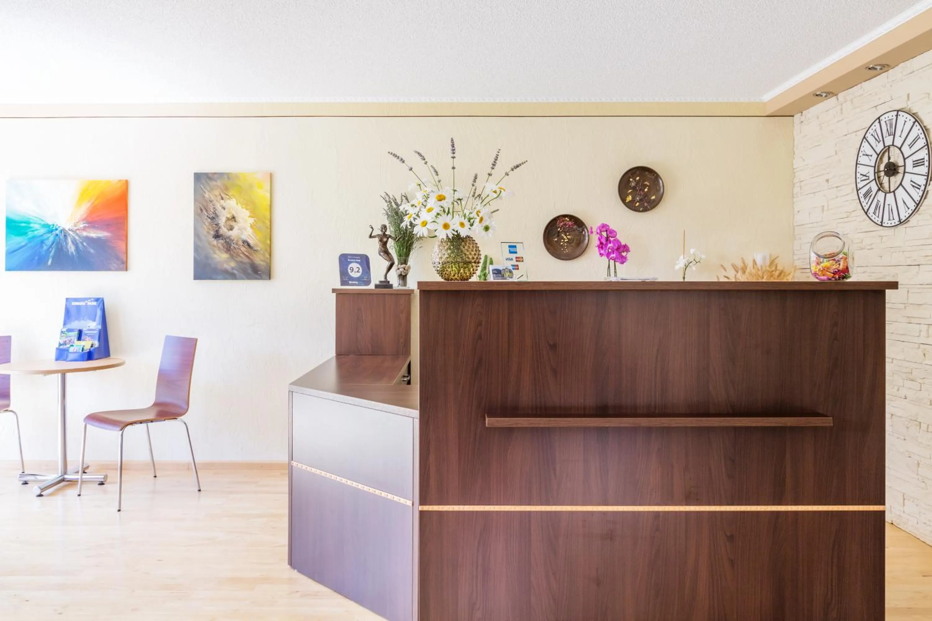 Lobby or reception in Pension Sieg