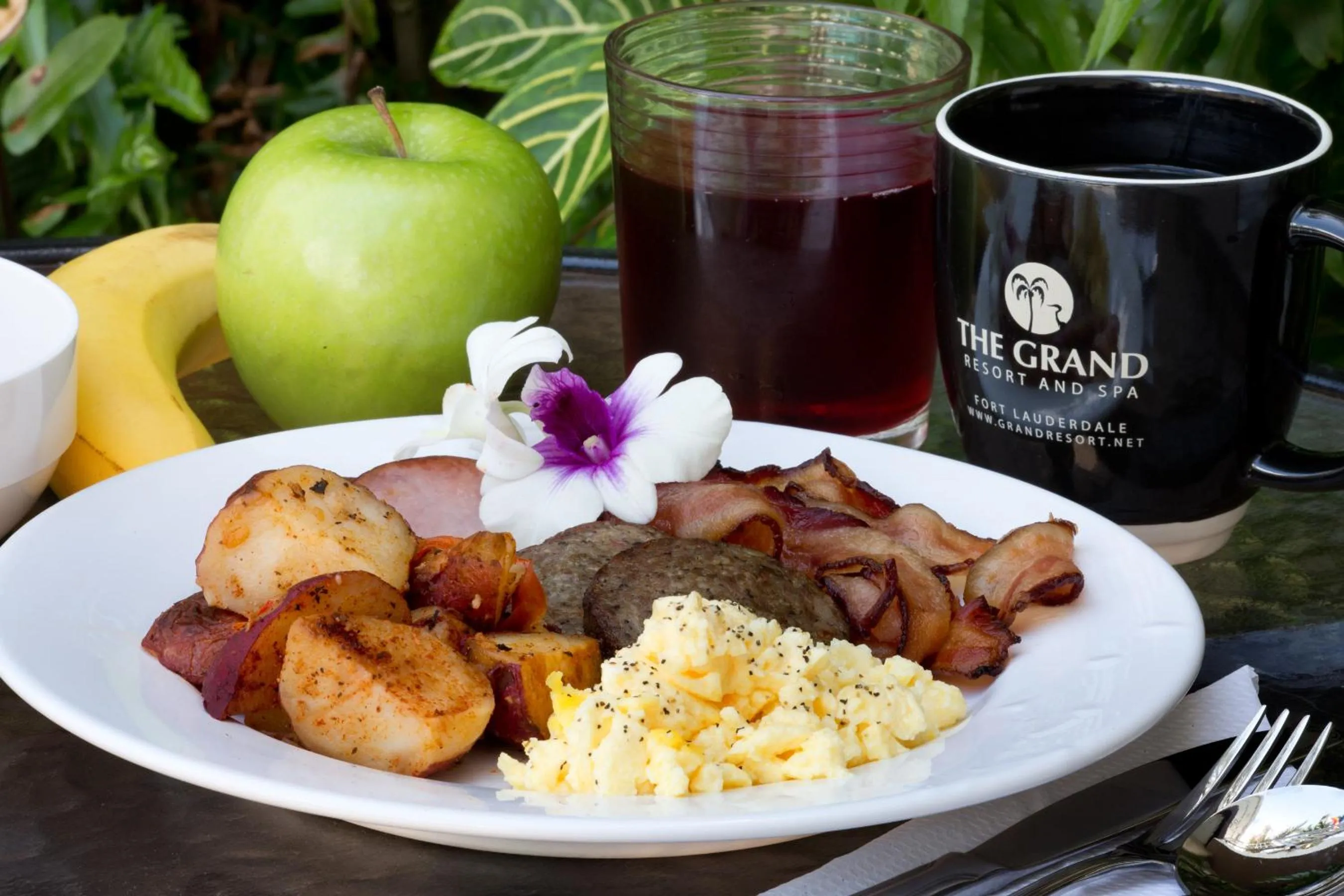 Food close-up in The Grand Resort and Spa & Worthington All Male