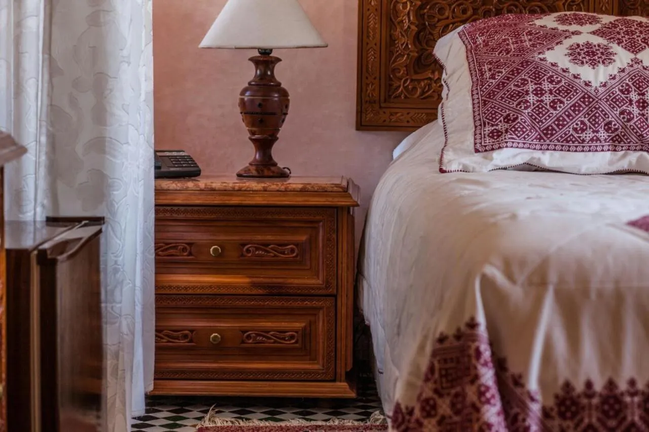 Decorative detail, Bed in Riad Alhambra