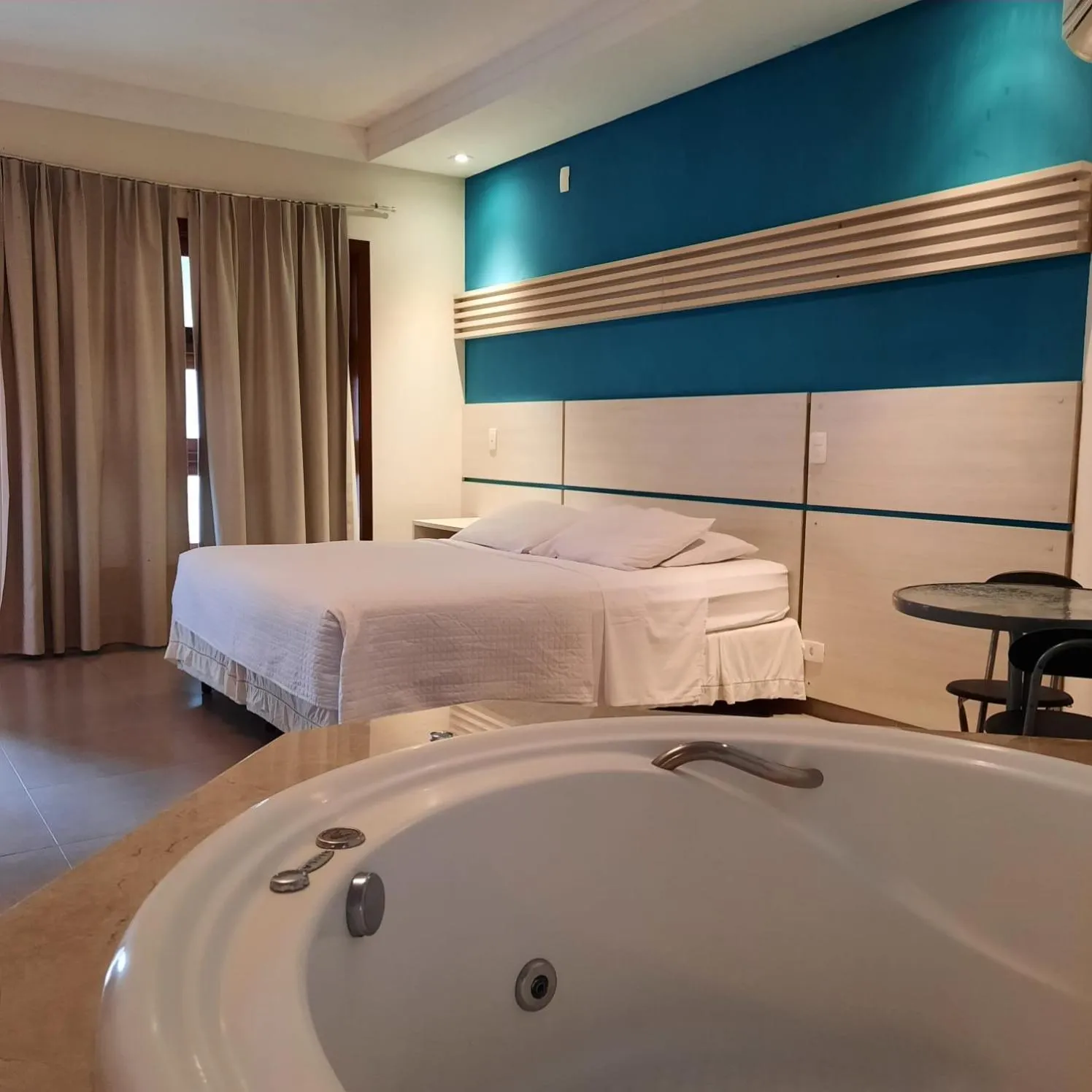 Bed in Pousada L'essence