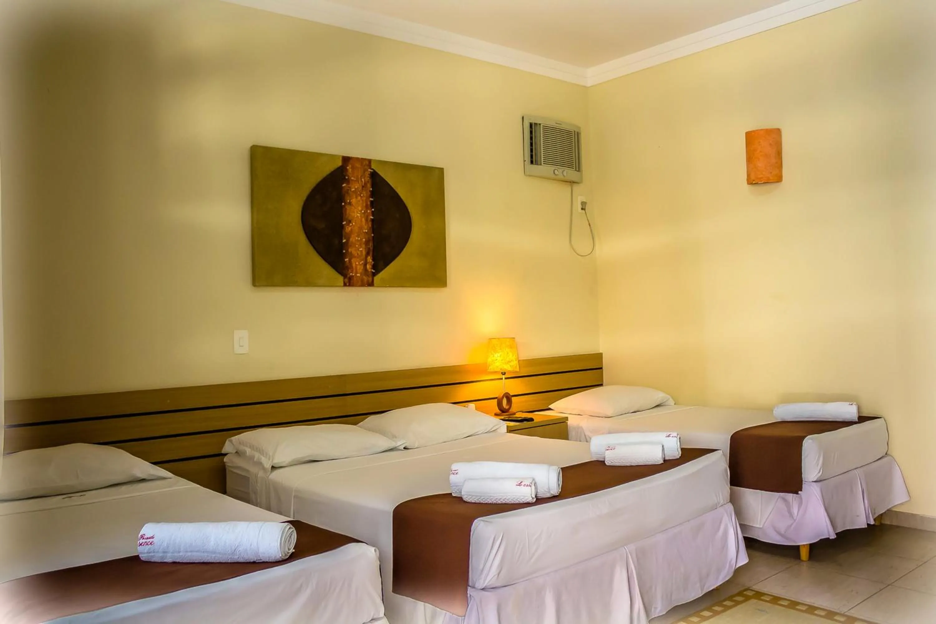 Bed in Pousada L'essence