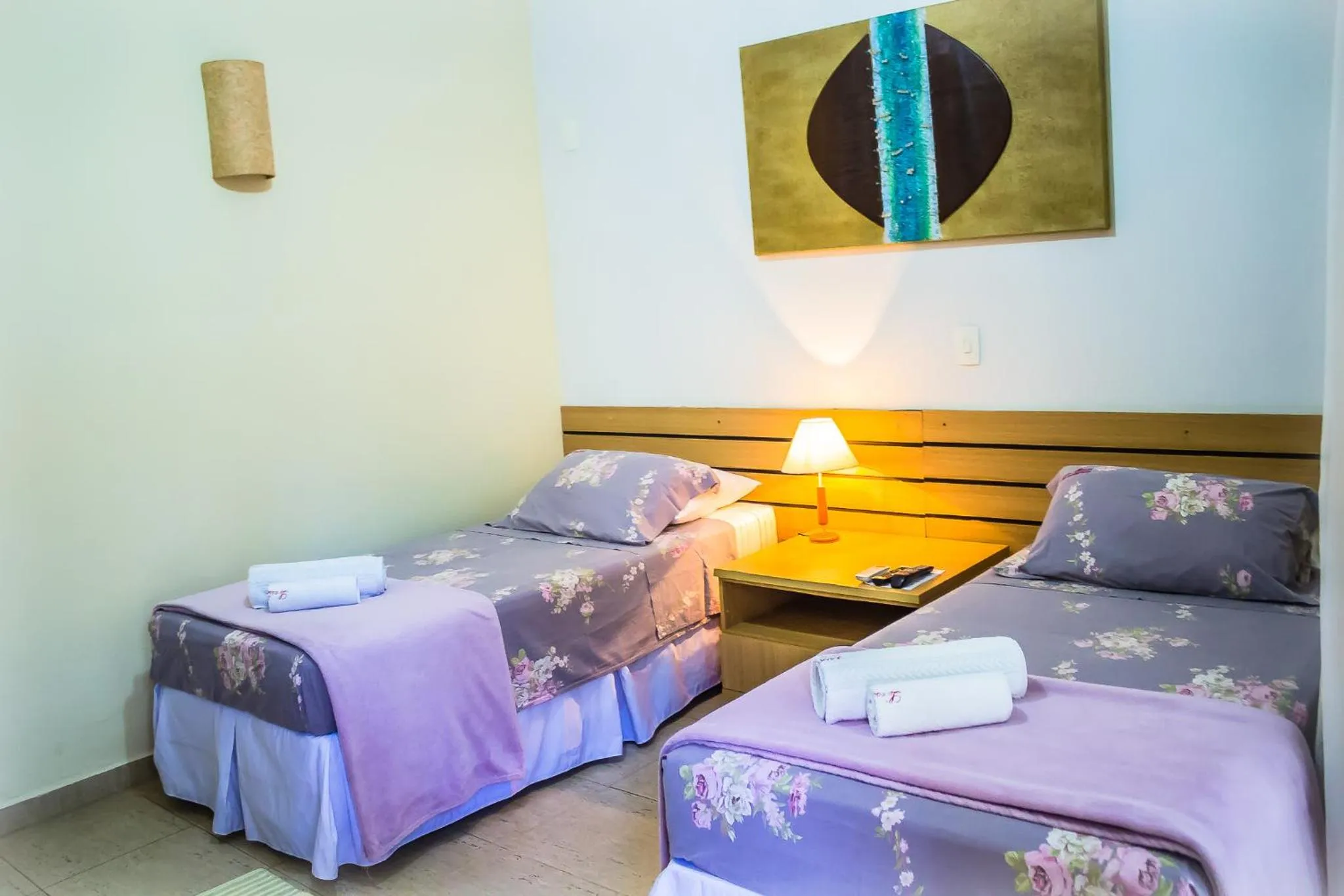 Bed in Pousada L'essence