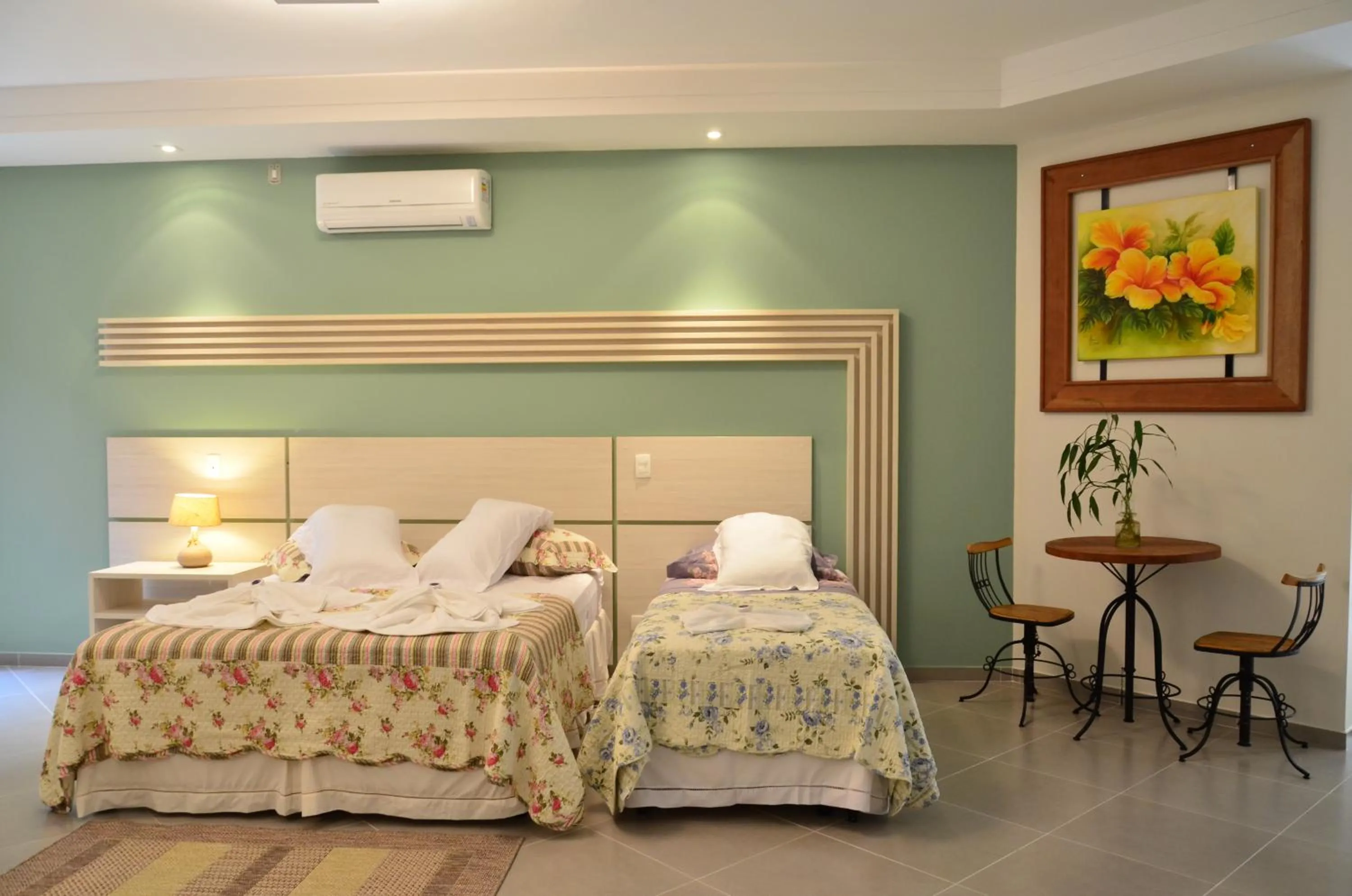 Bed in Pousada L'essence