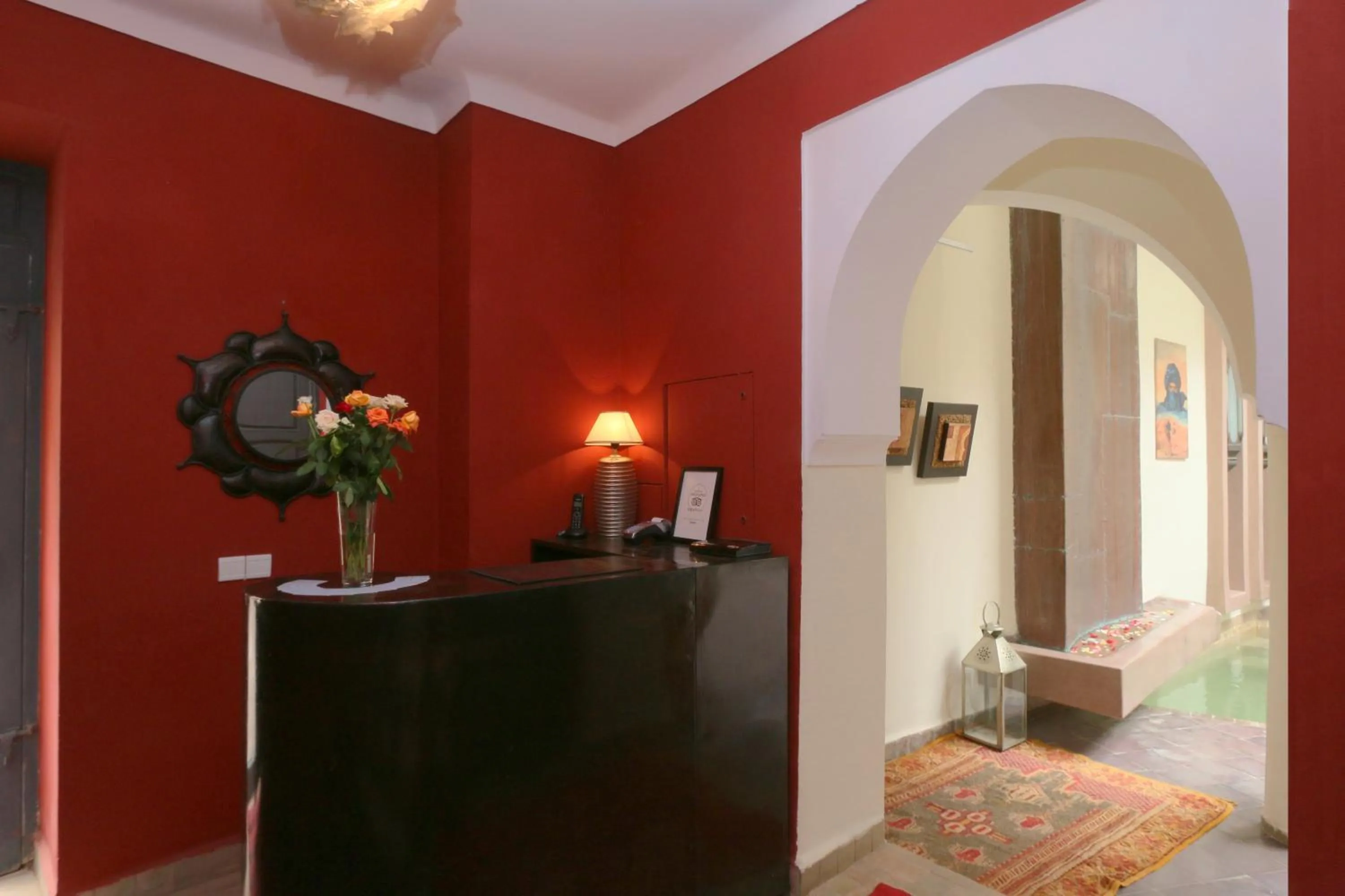 Lobby or reception in Riad Jardin Des Rêves
