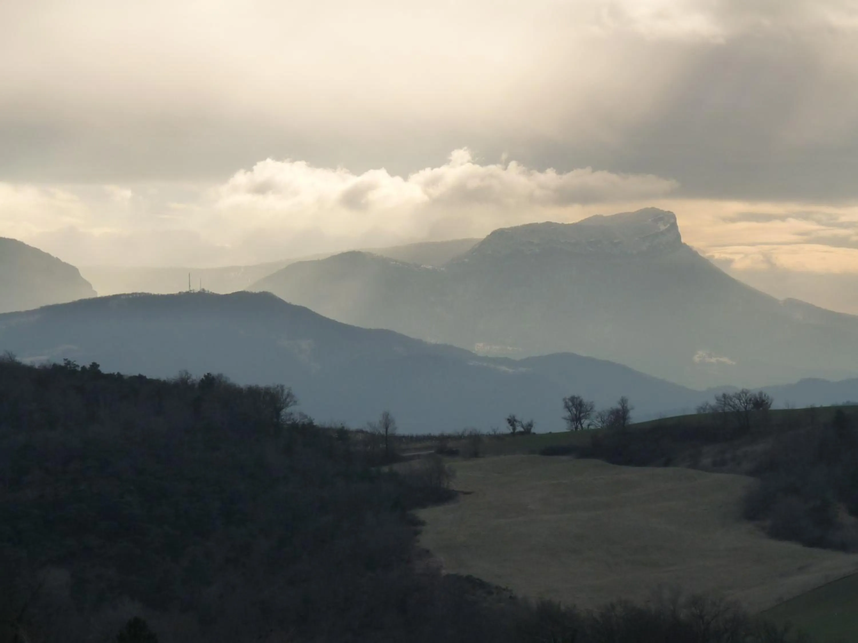 Mountain view in La Bouillarde
