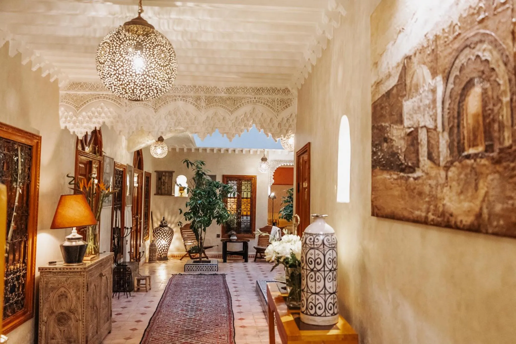 Lobby or reception in Riad Zayane Atlas