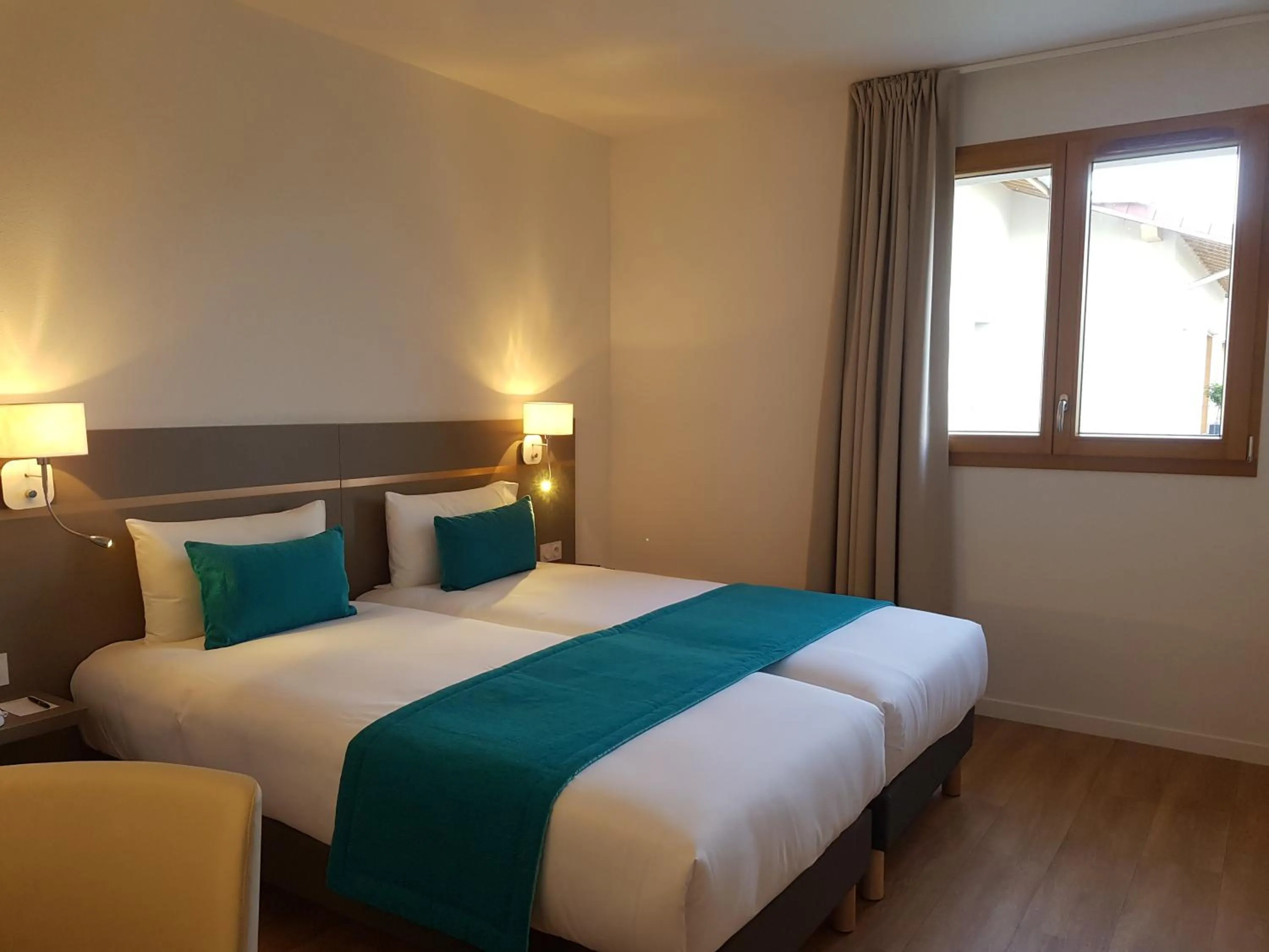 Bed in Hotel Spa Les Rives Sauvages