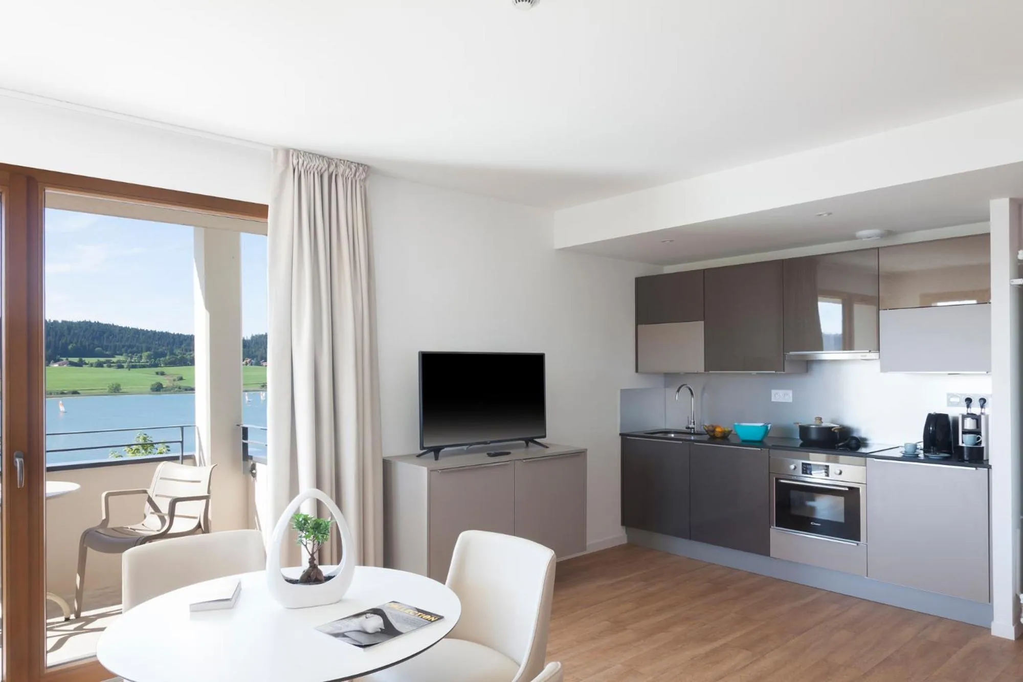 TV and multimedia in Hotel Spa Les Rives Sauvages