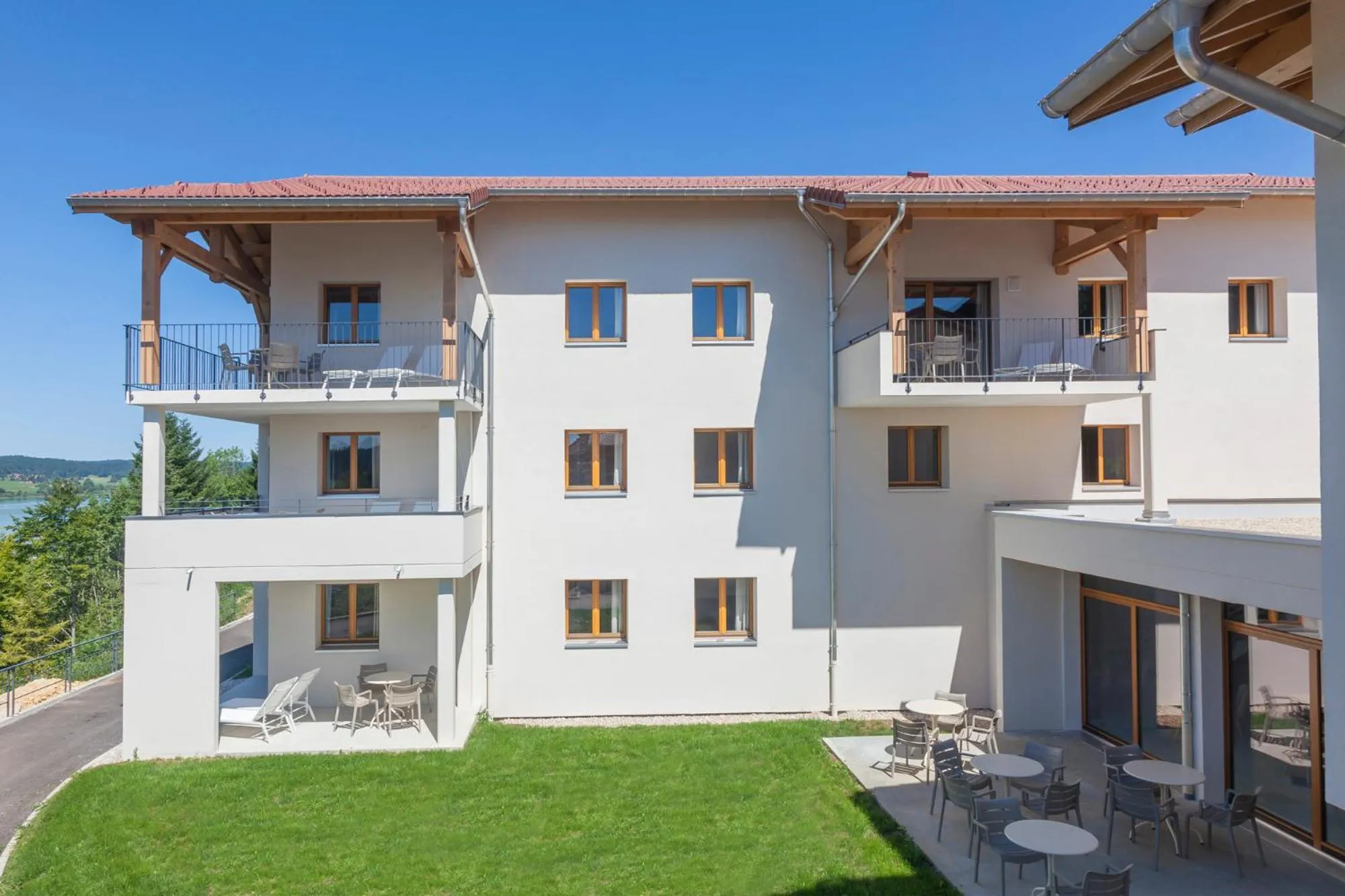 Balcony/Terrace in Hotel Spa Les Rives Sauvages