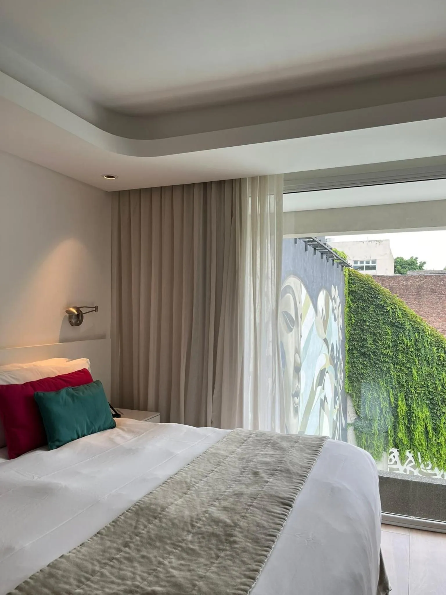 Garden view, Bed in Ilum Experience Home