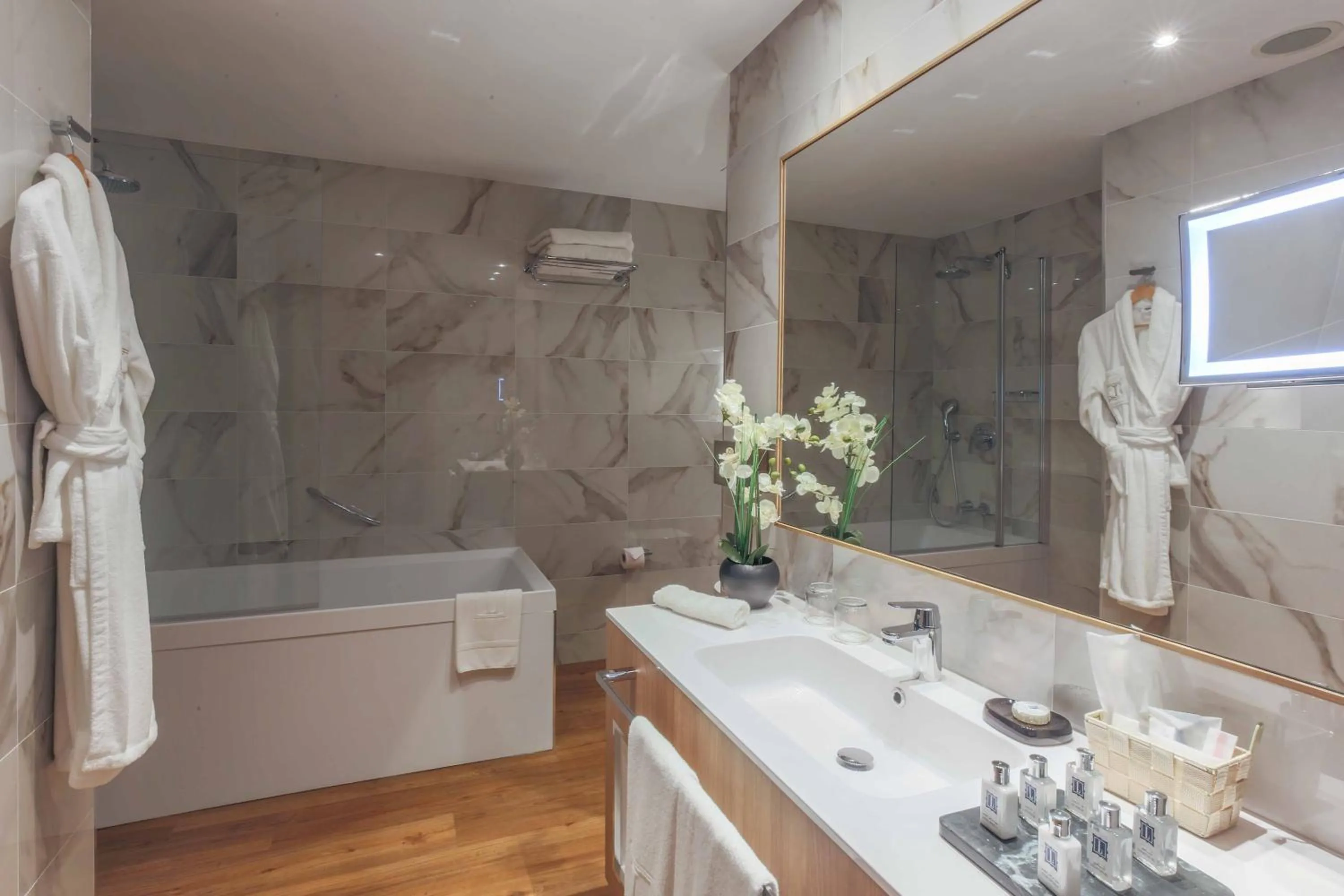 Bathroom in Lamaraz Hotels