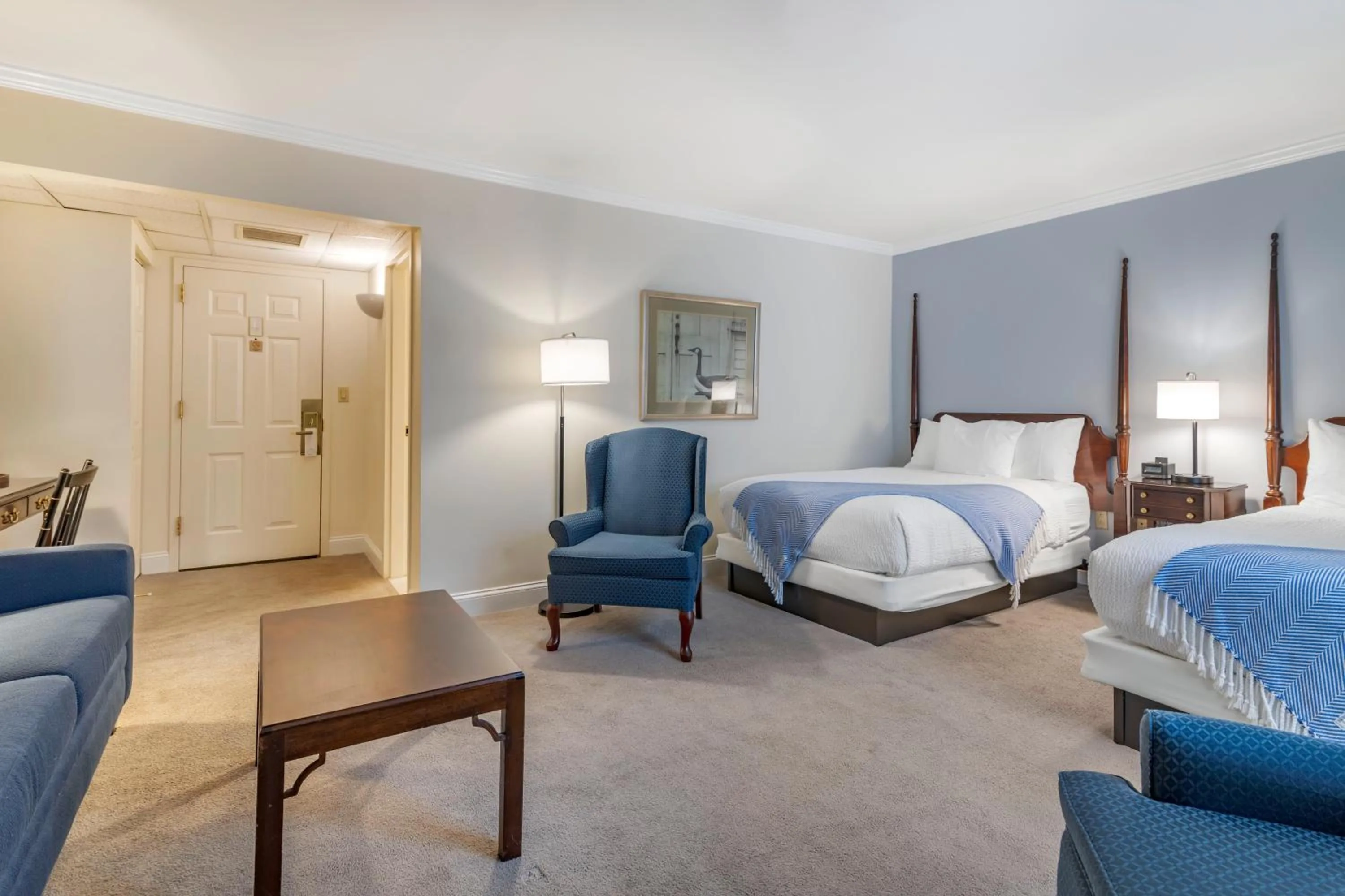 Bed in The Harraseeket Inn & Event House Freeport Downtown