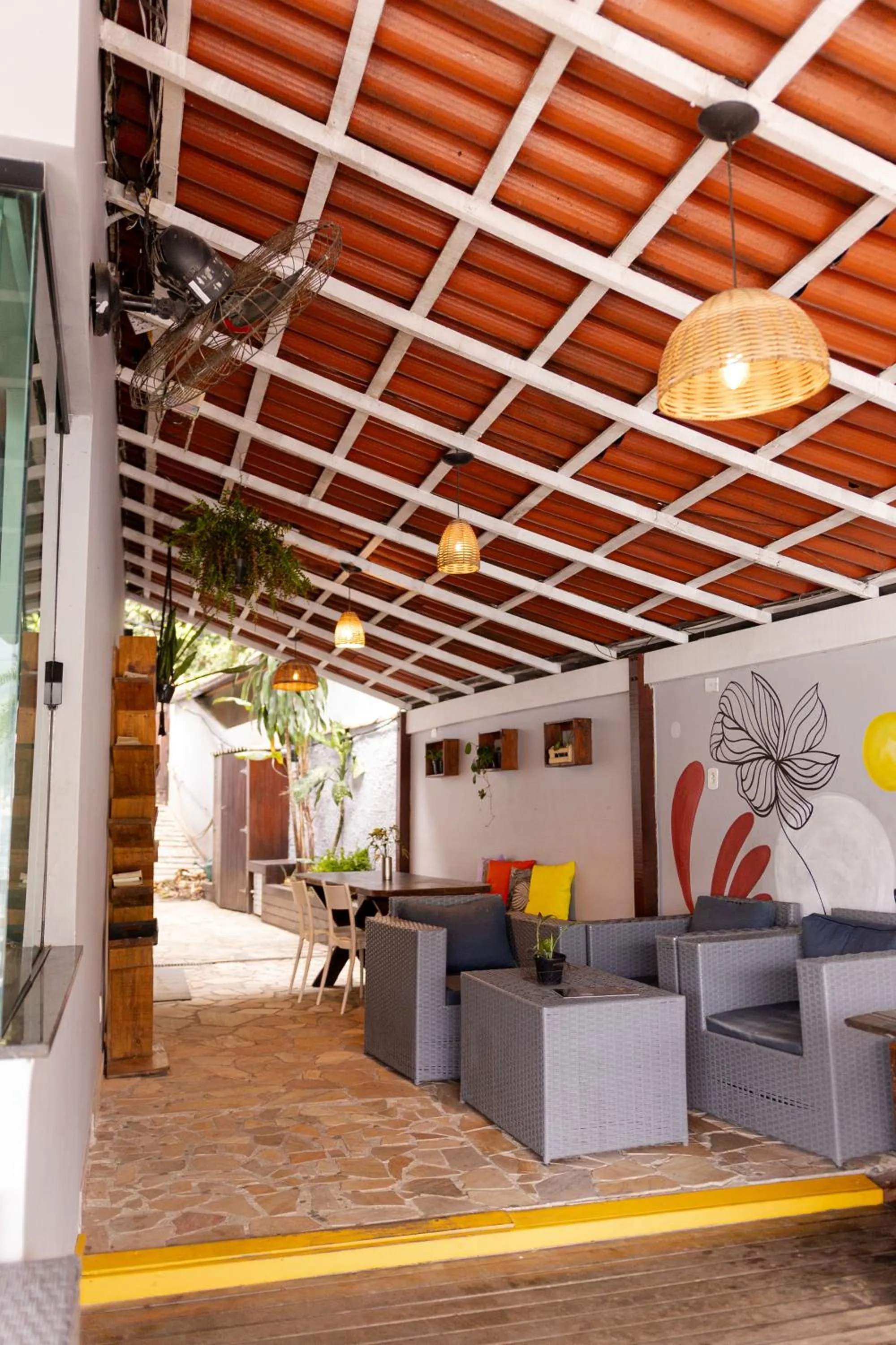 Patio in Che Lagarto Hostel Ilha Grande