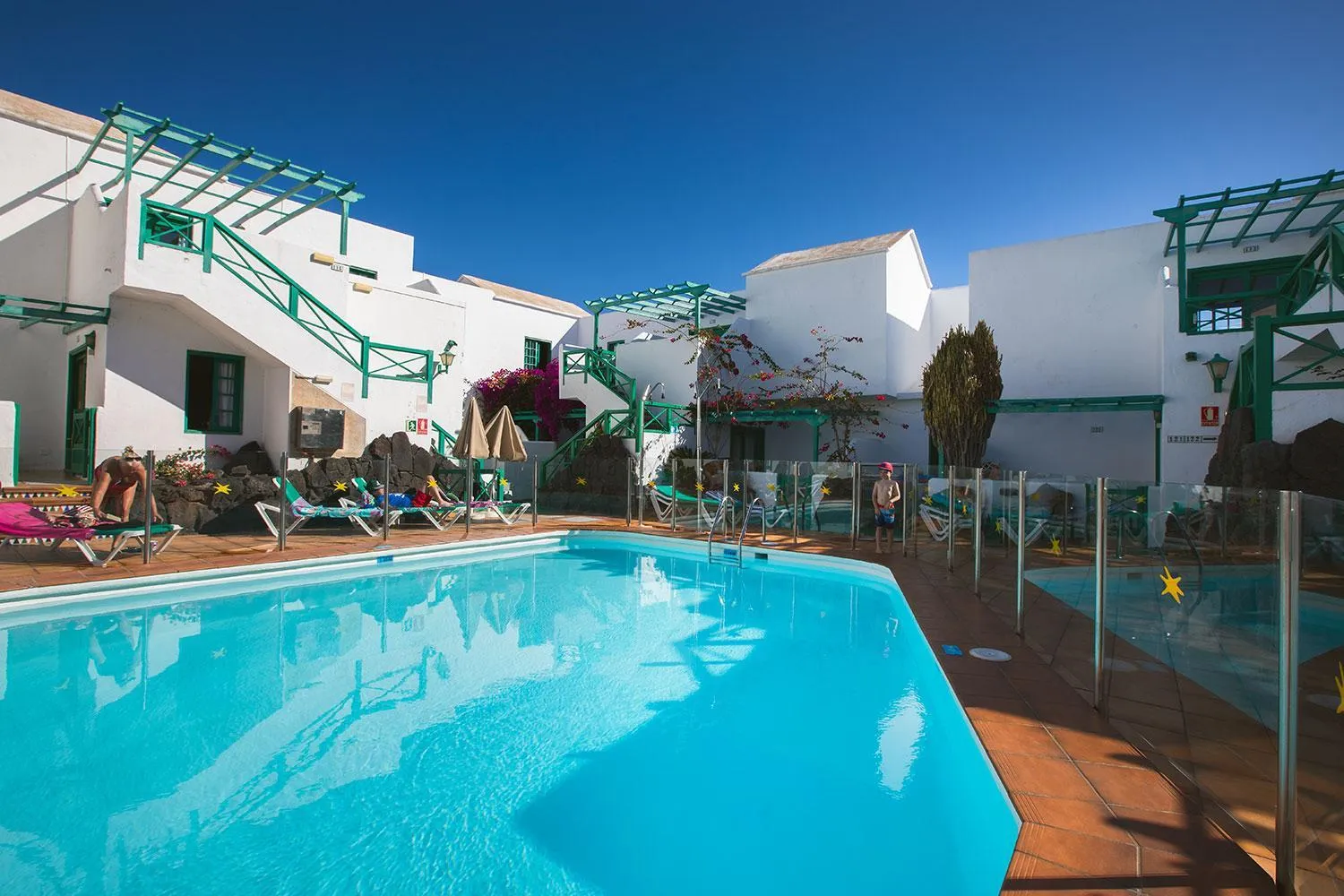 Swimming pool in Apartamentos Celeste