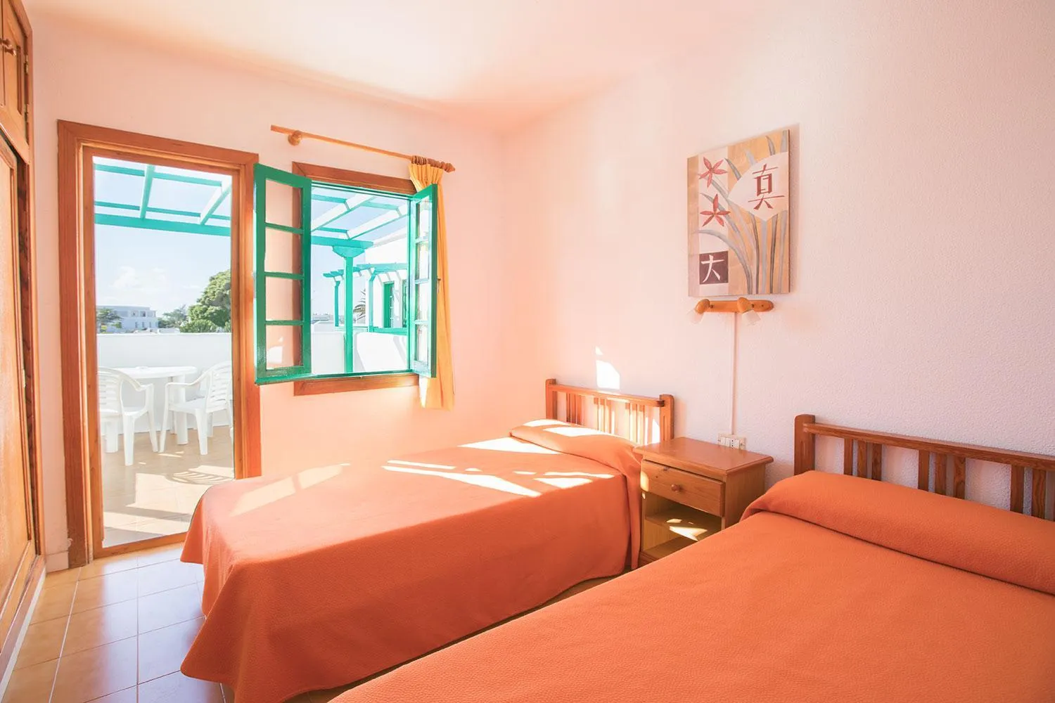 Bedroom, Bed in Apartamentos Celeste