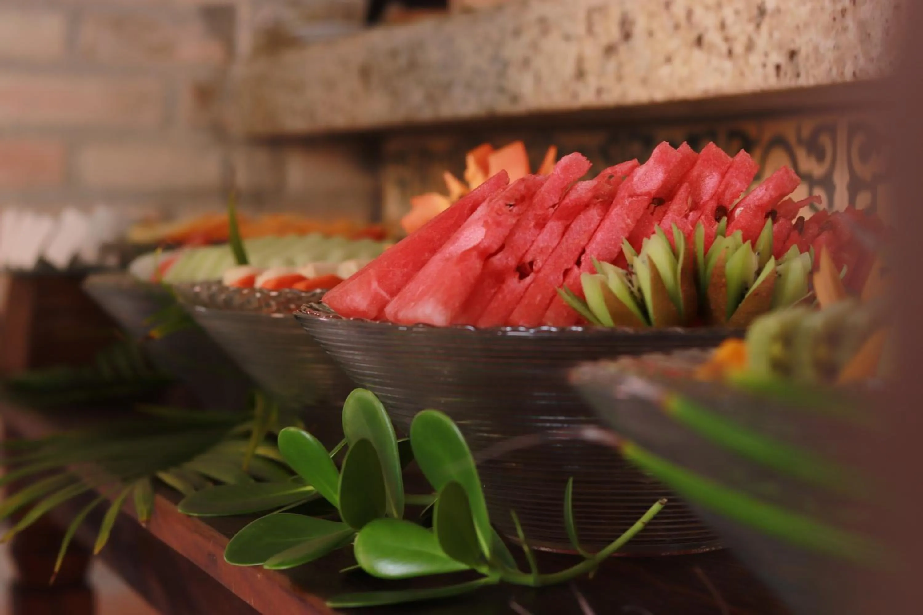 Buffet breakfast in Anauí Pousada