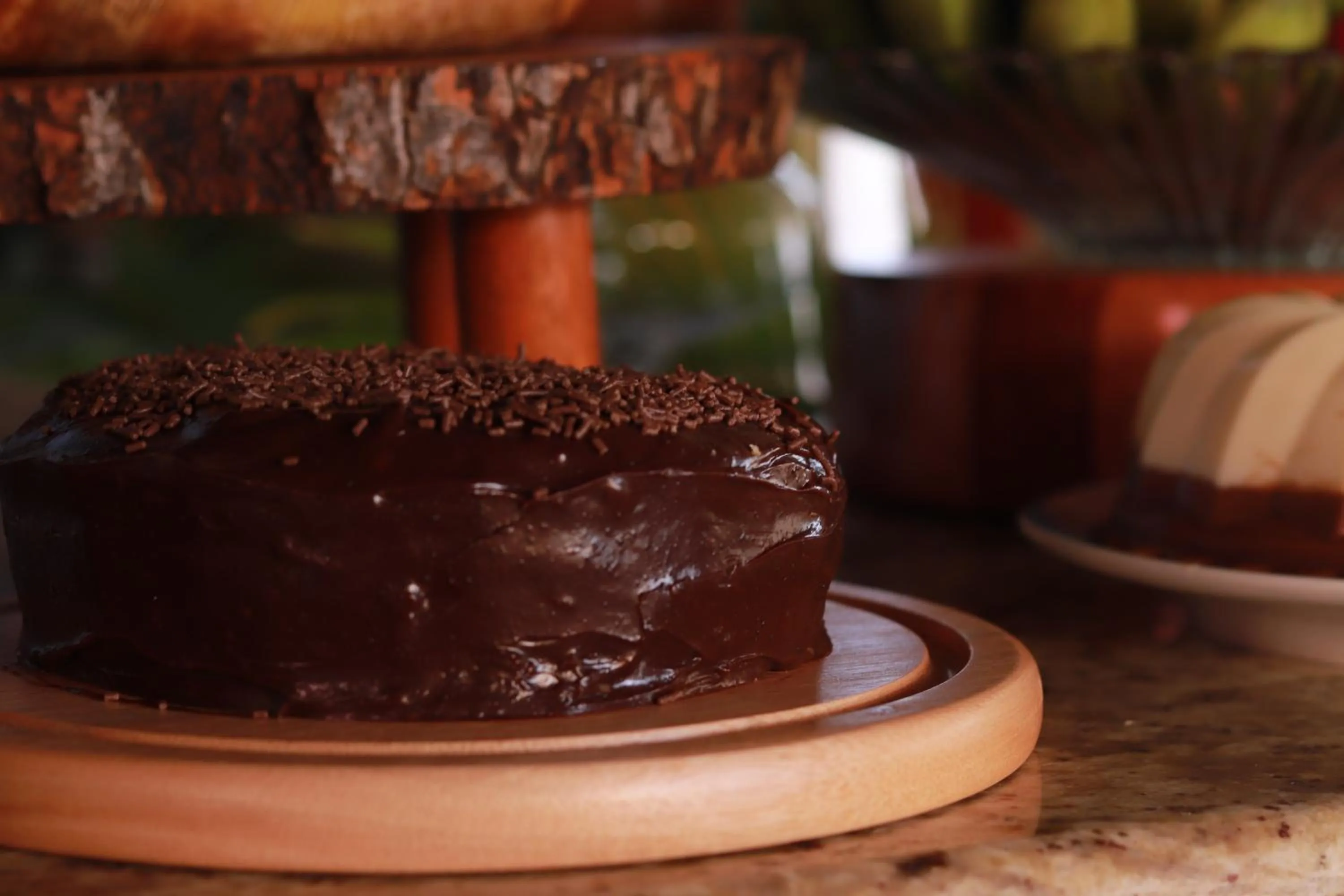 Buffet breakfast in Anauí Pousada