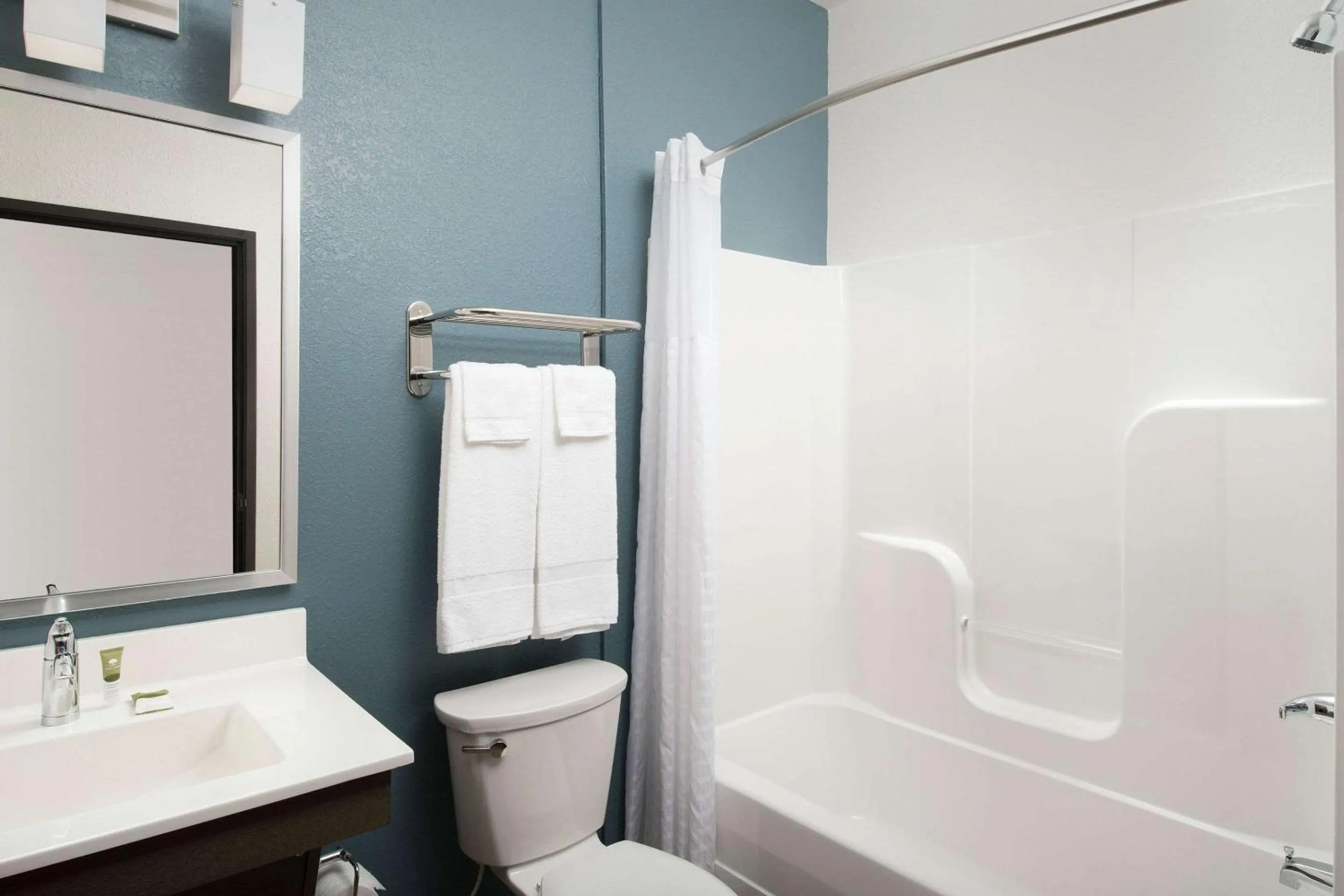 Bathroom in WoodSpring Suites Miami Southwest