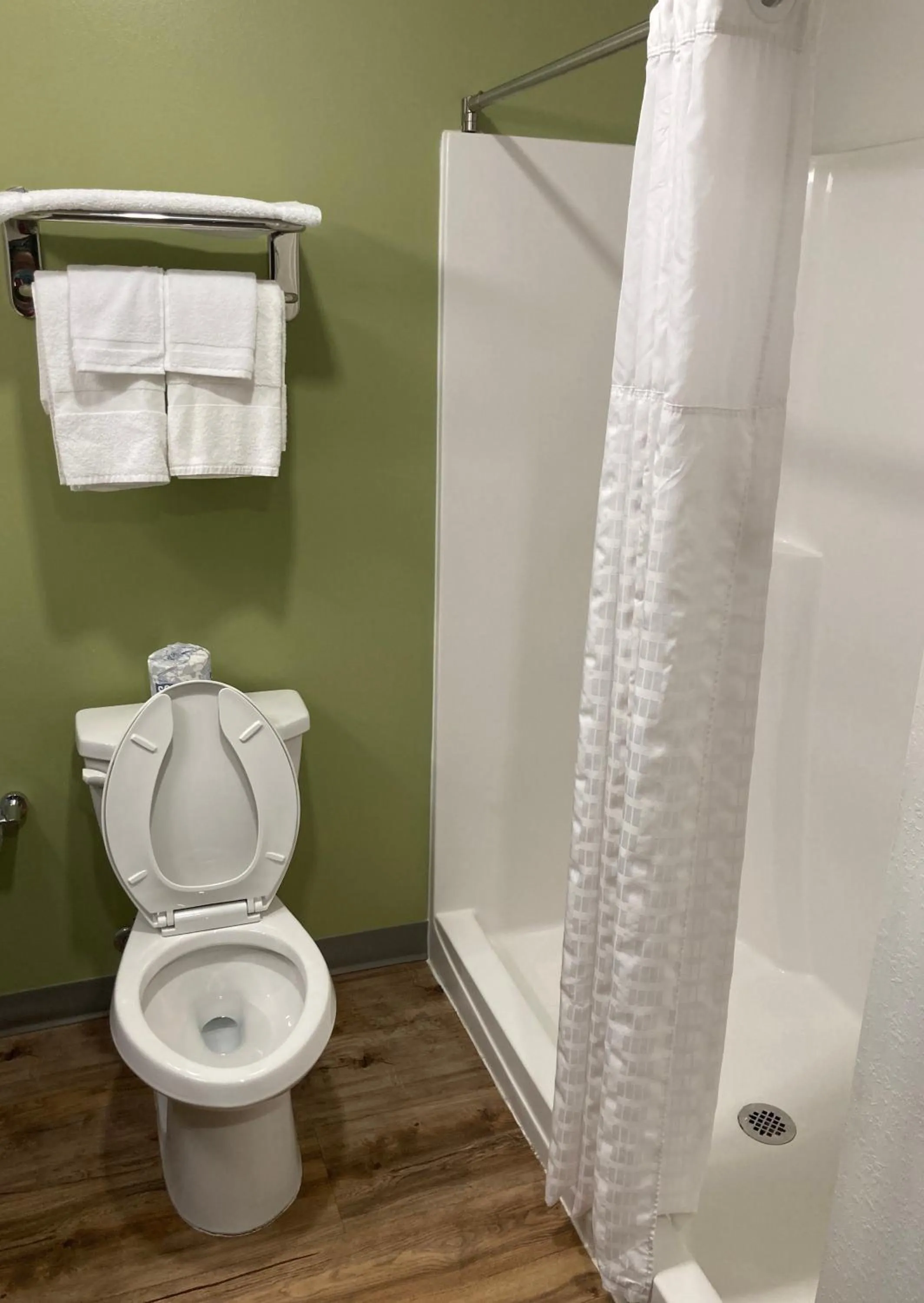 Bathroom in Woodspring Suites Cherry Hill