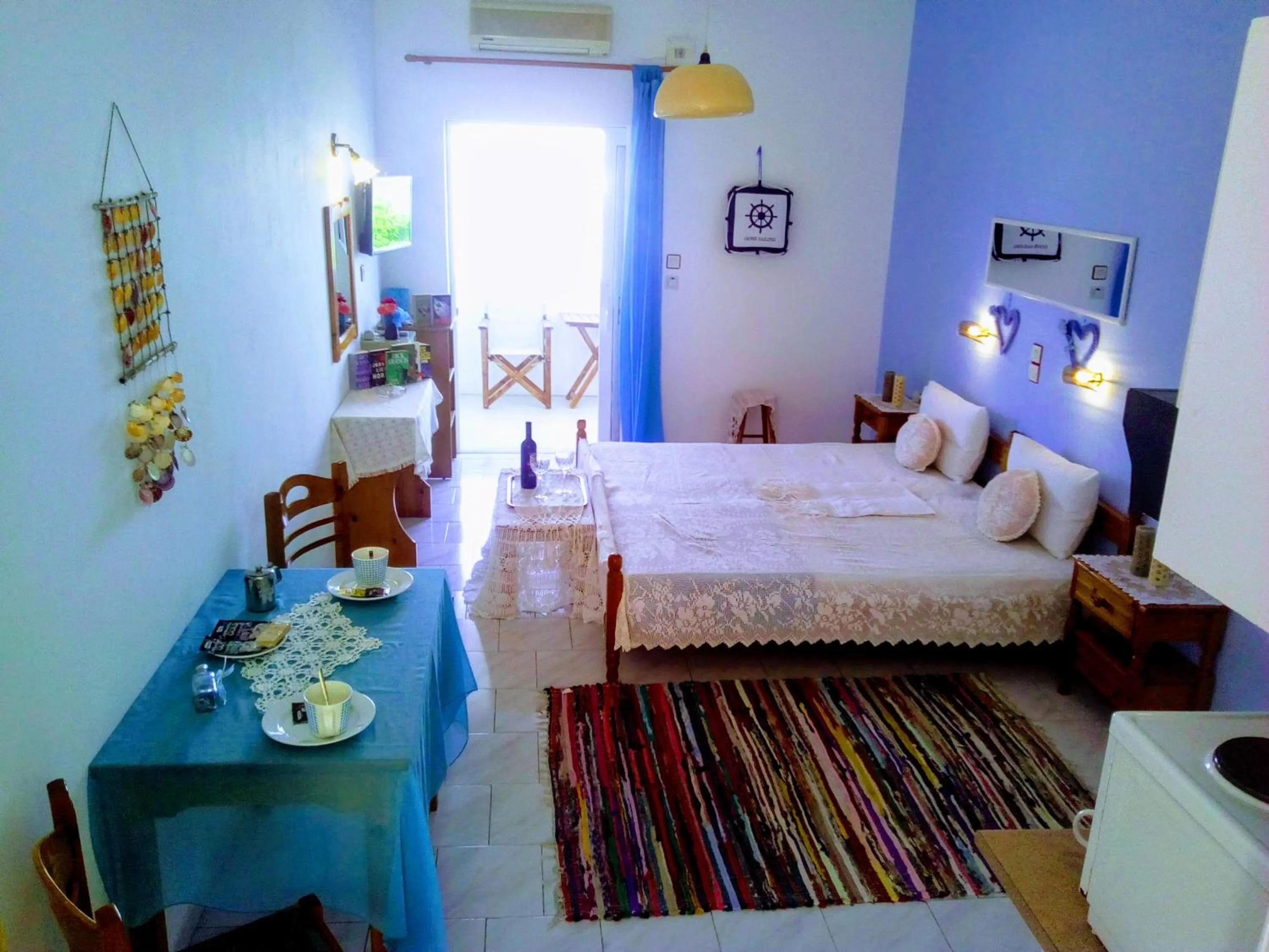 Bedroom in Paradisso Studios