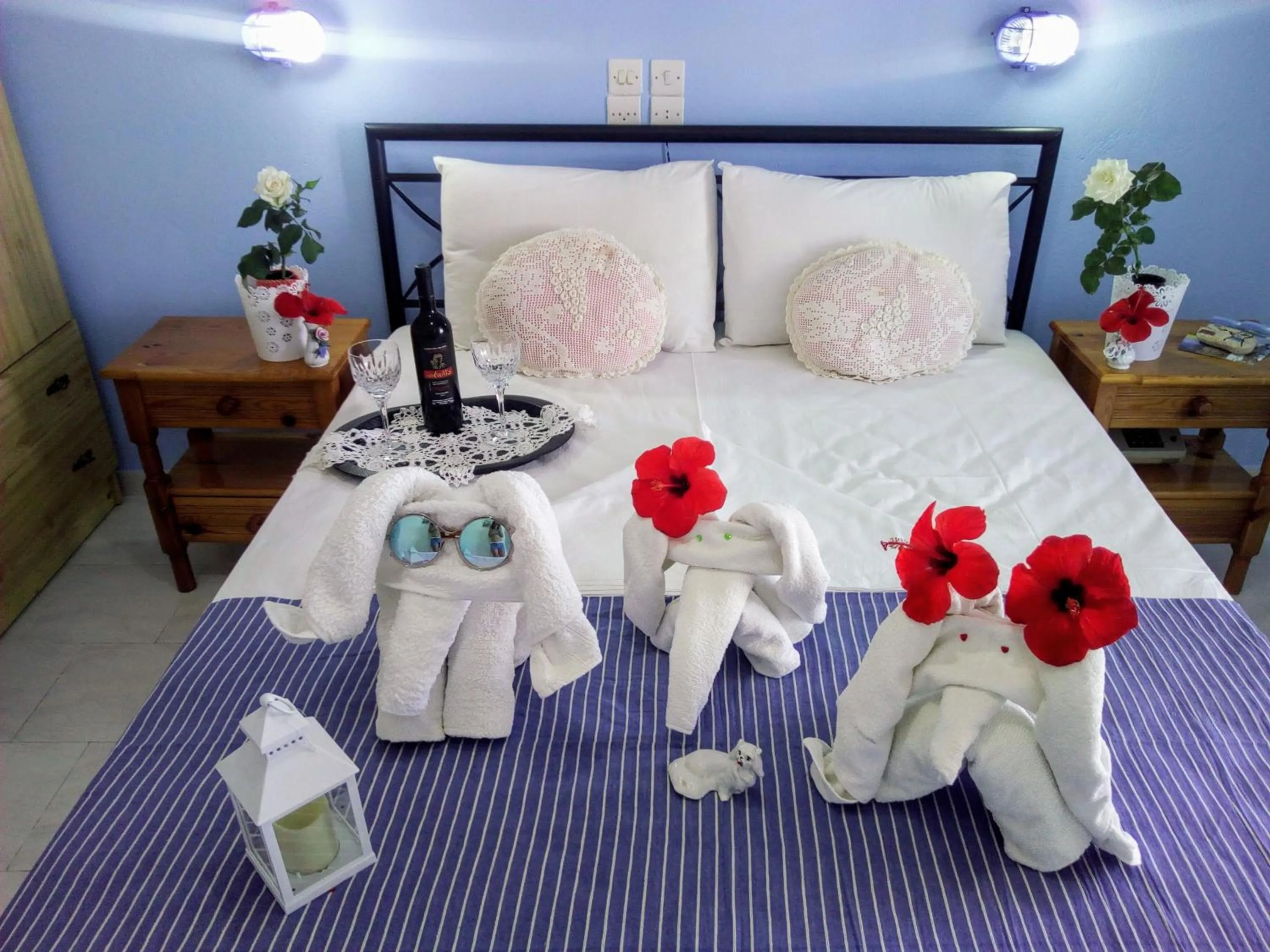 Bedroom in Paradisso Studios