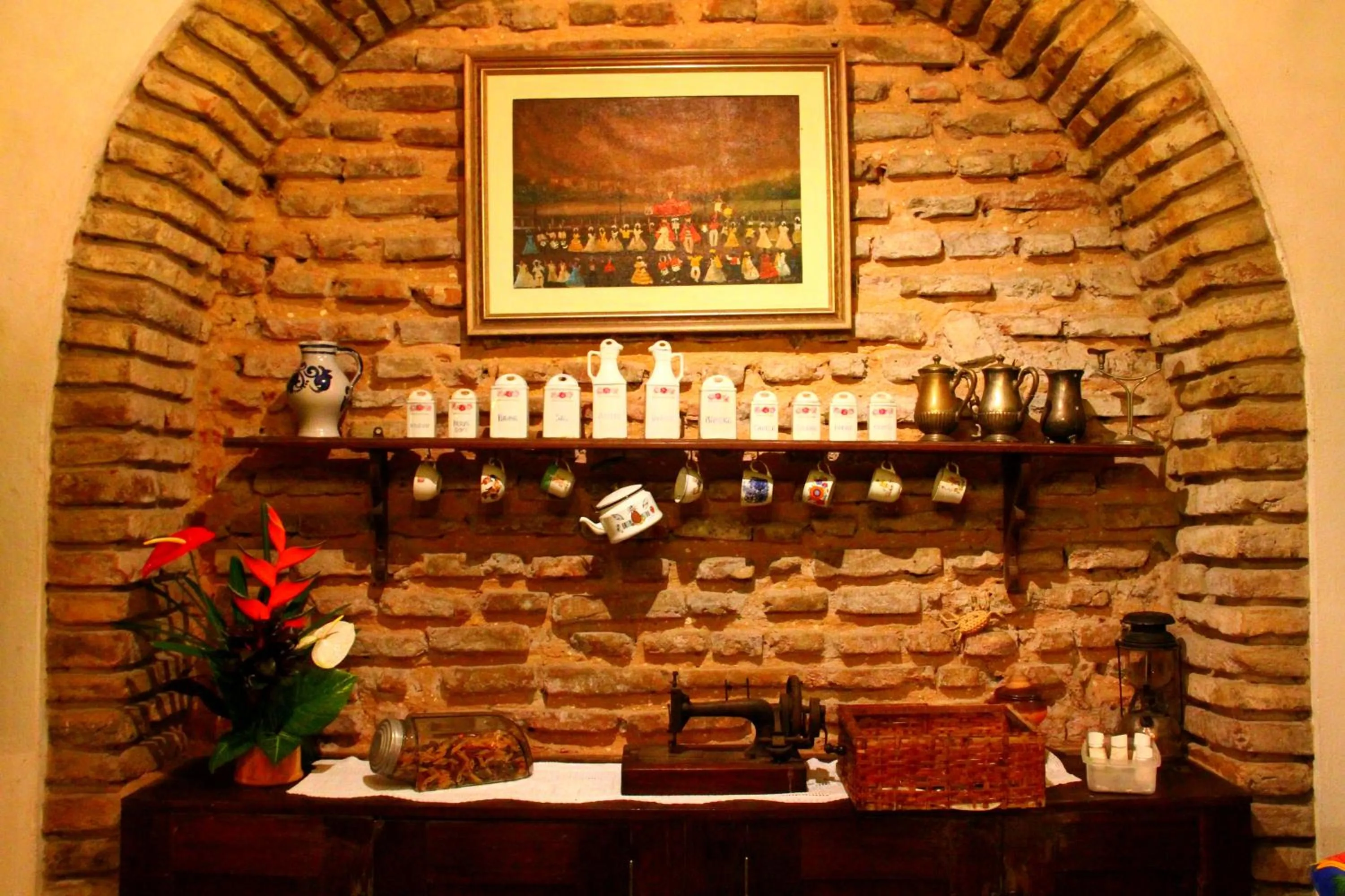 Decorative detail in Pousada do Amparo