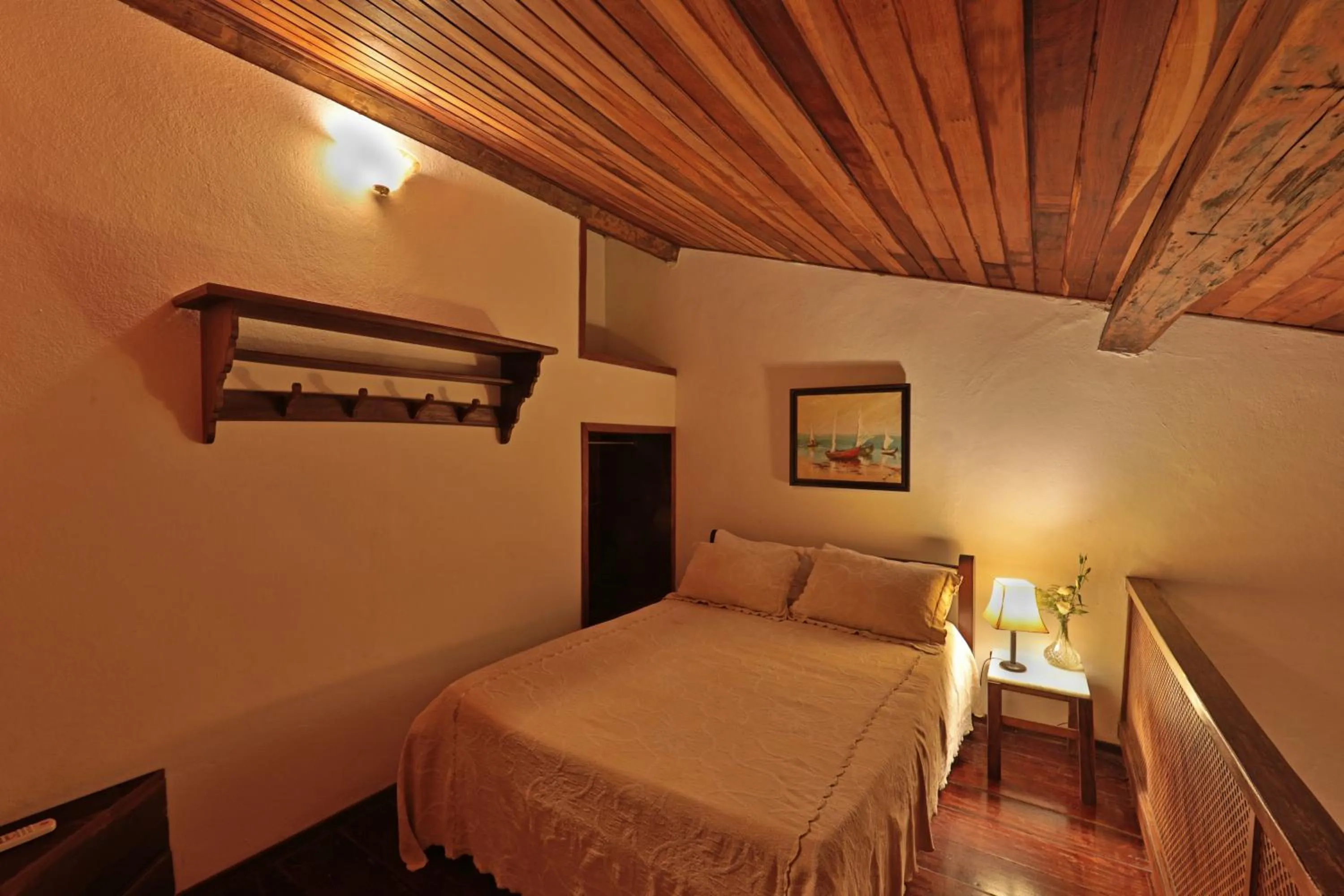 Bed in Pousada do Amparo