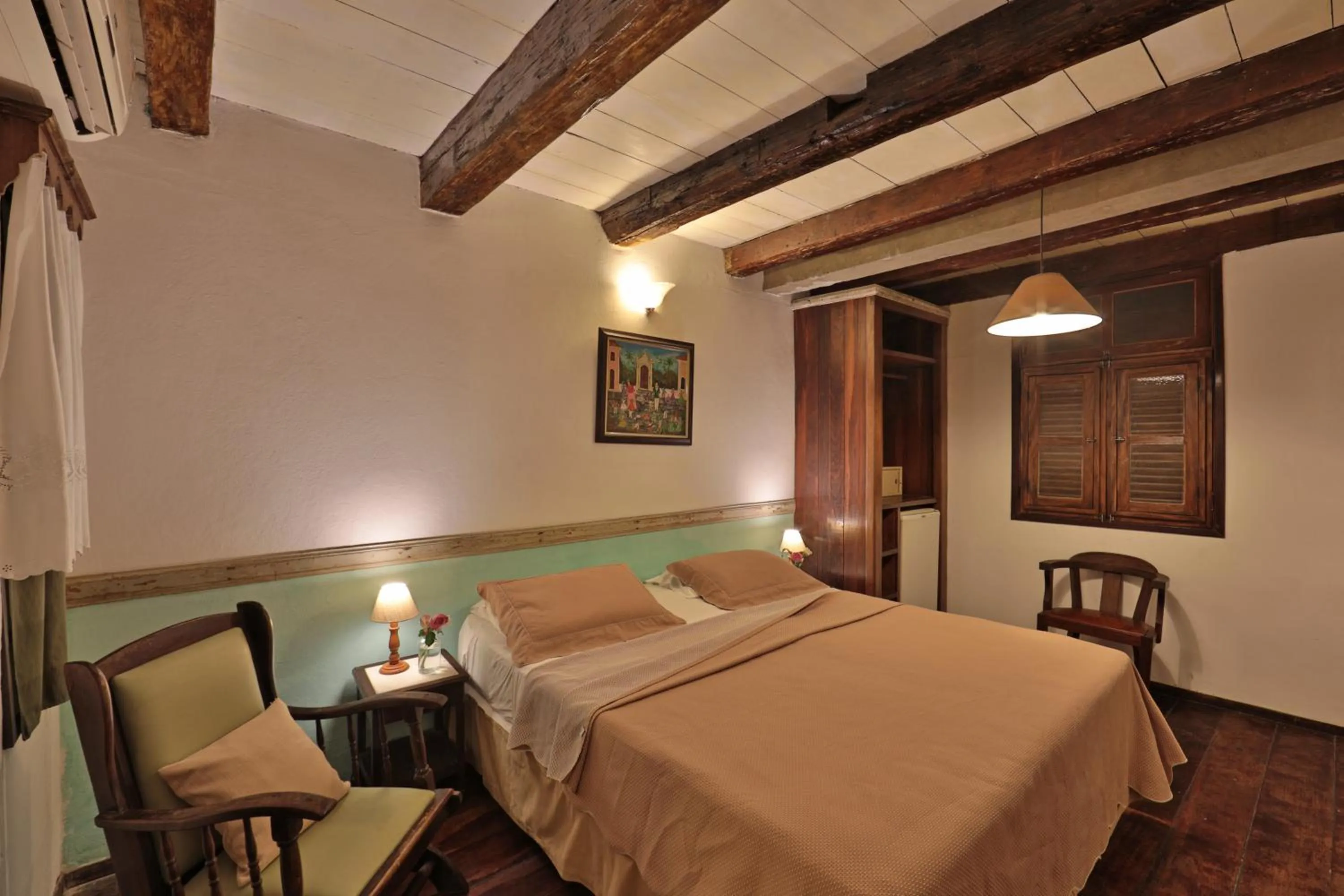 Bed in Pousada do Amparo