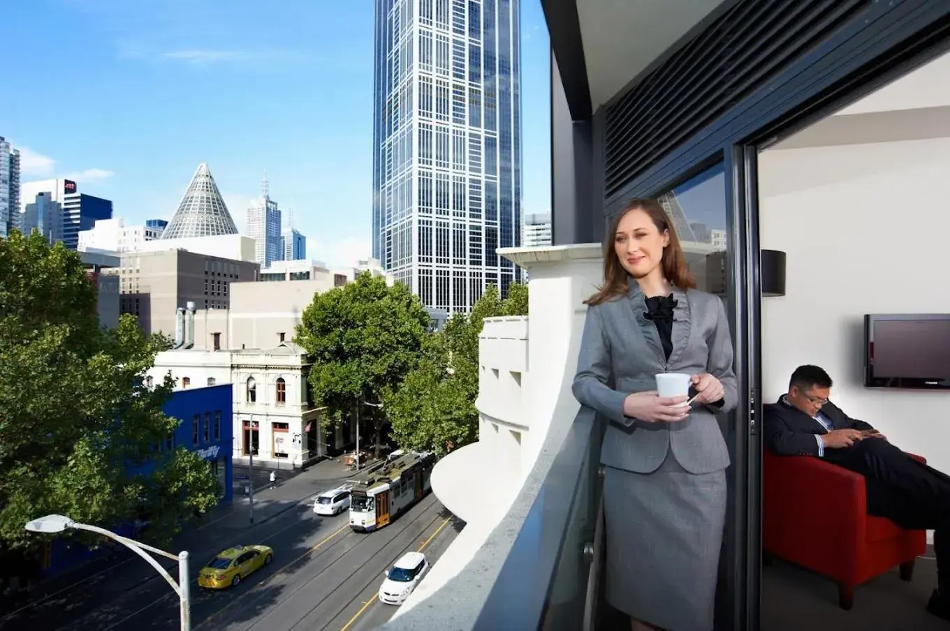 One Bedroom Apartments with Sofa bed, Balcony and City View in Comfort Apartments on Elizabeth One Bedroom Apartments with Sofa bed, Balcony and City View in Comfort Apartments on Elizabeth