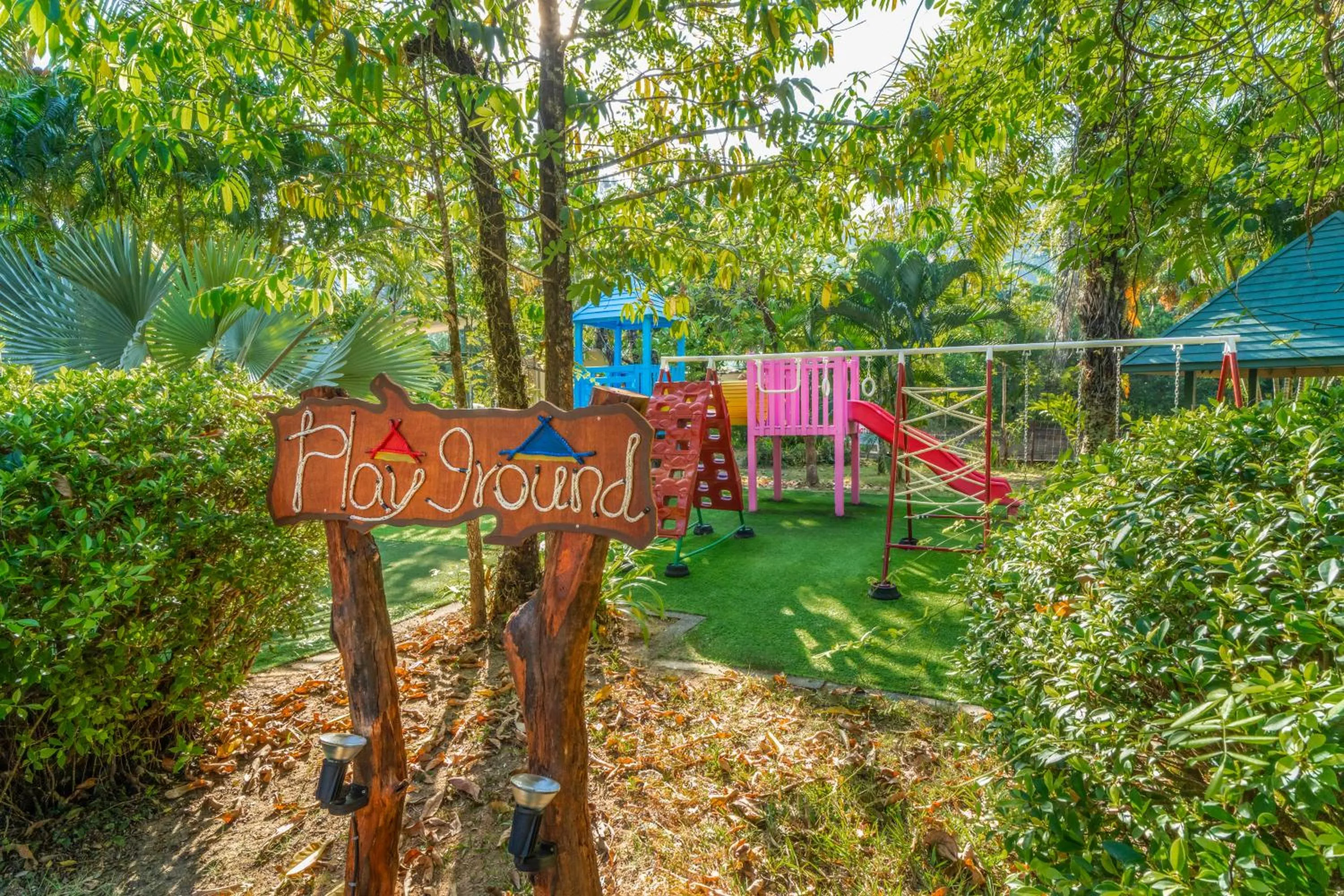 Children play ground in Baan Khaolak Beach Resort