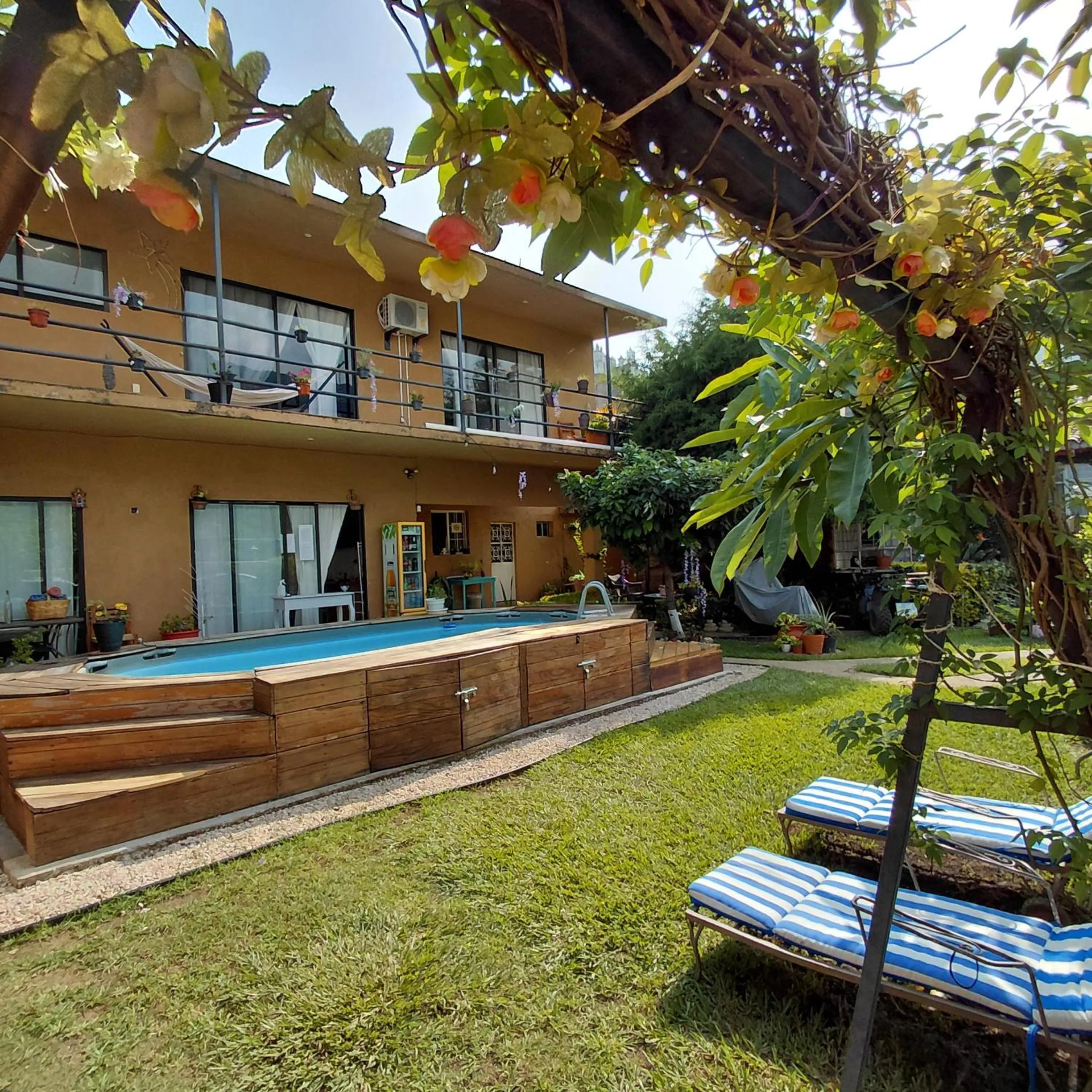 Swimming pool in Posada Casa Topiltzin