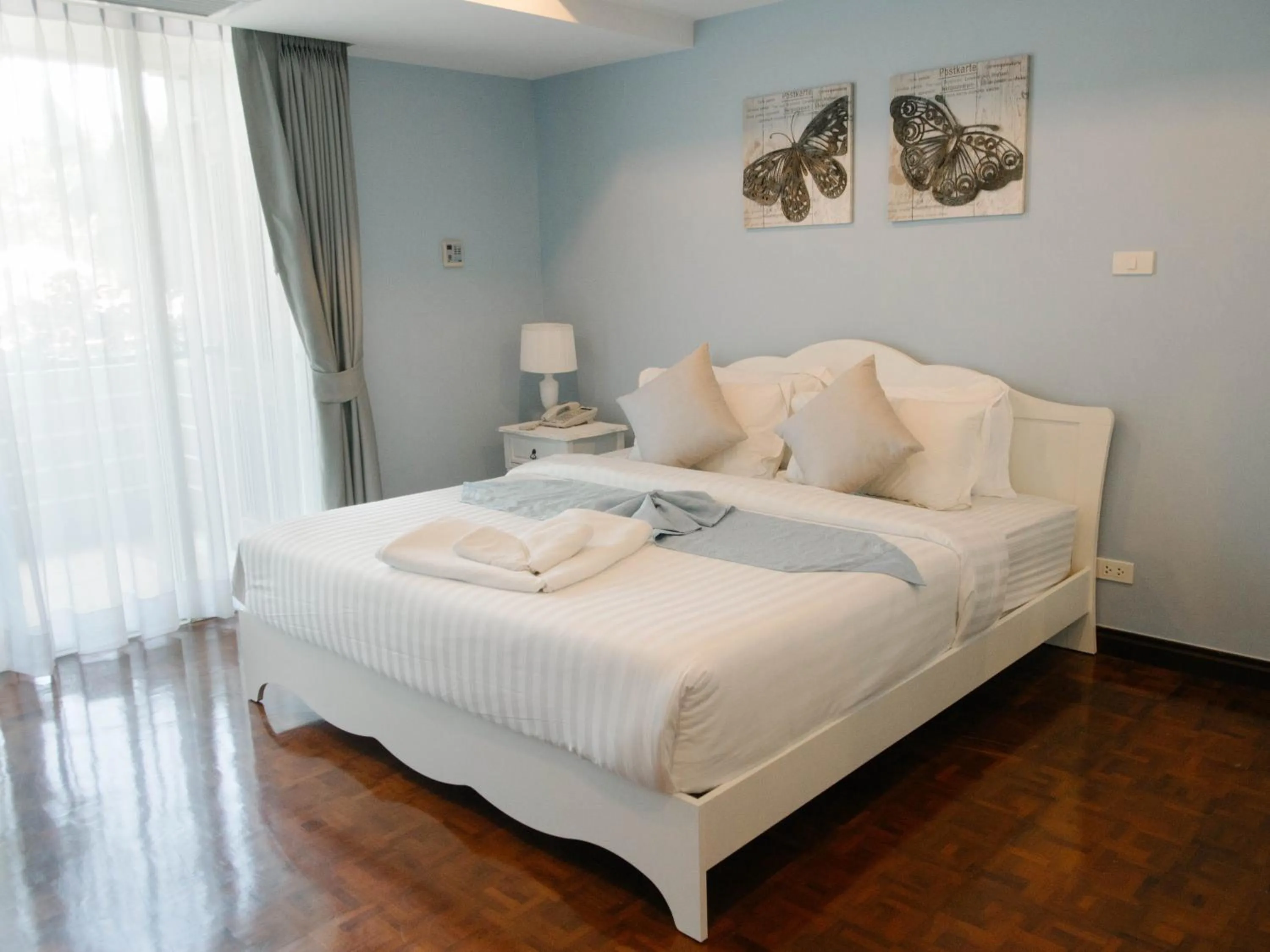 Bed in SeaRidge Hua Hin Resort & Poolvilla