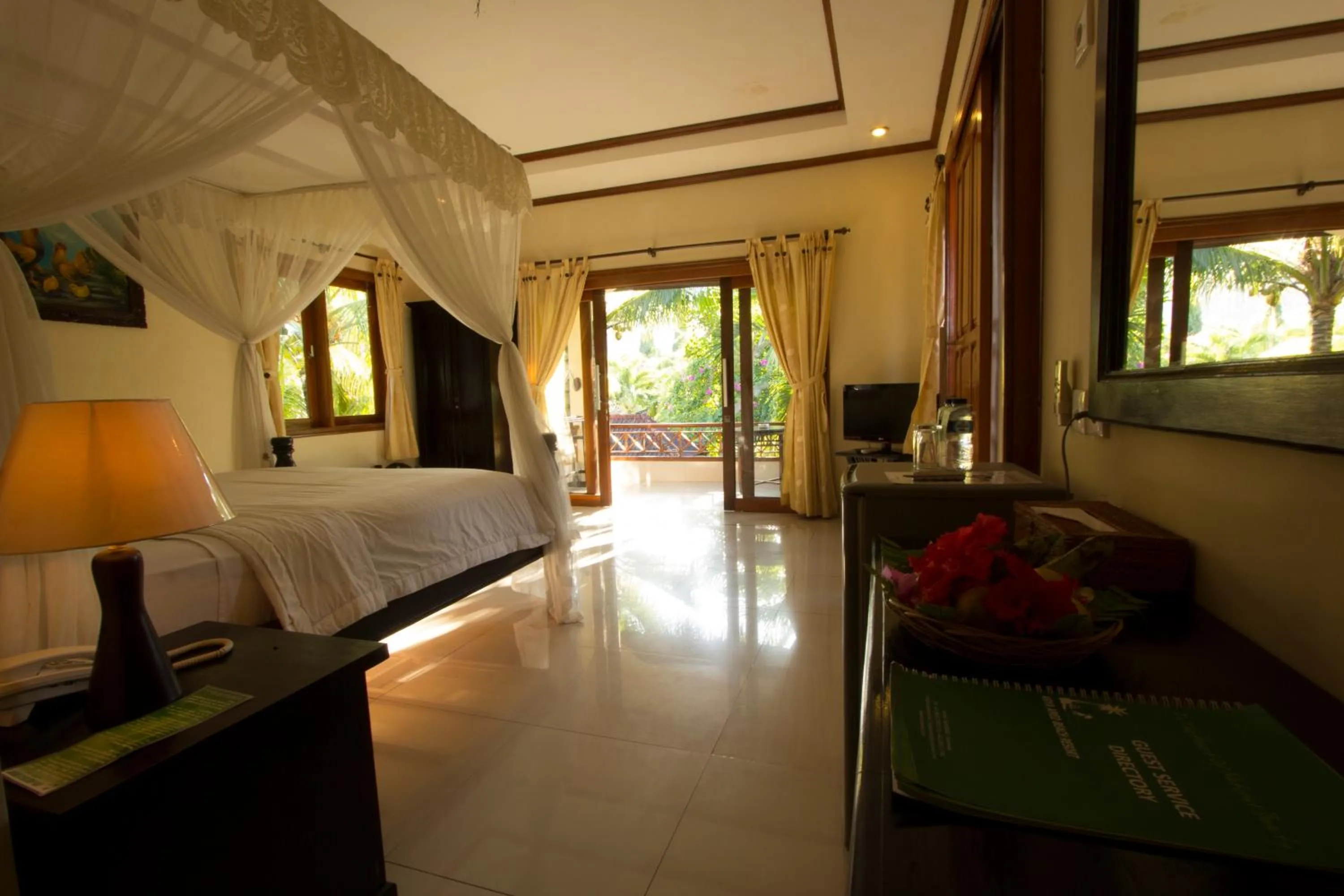 Bedroom, Bed in Arya Amed Beach Resort and Dive Center