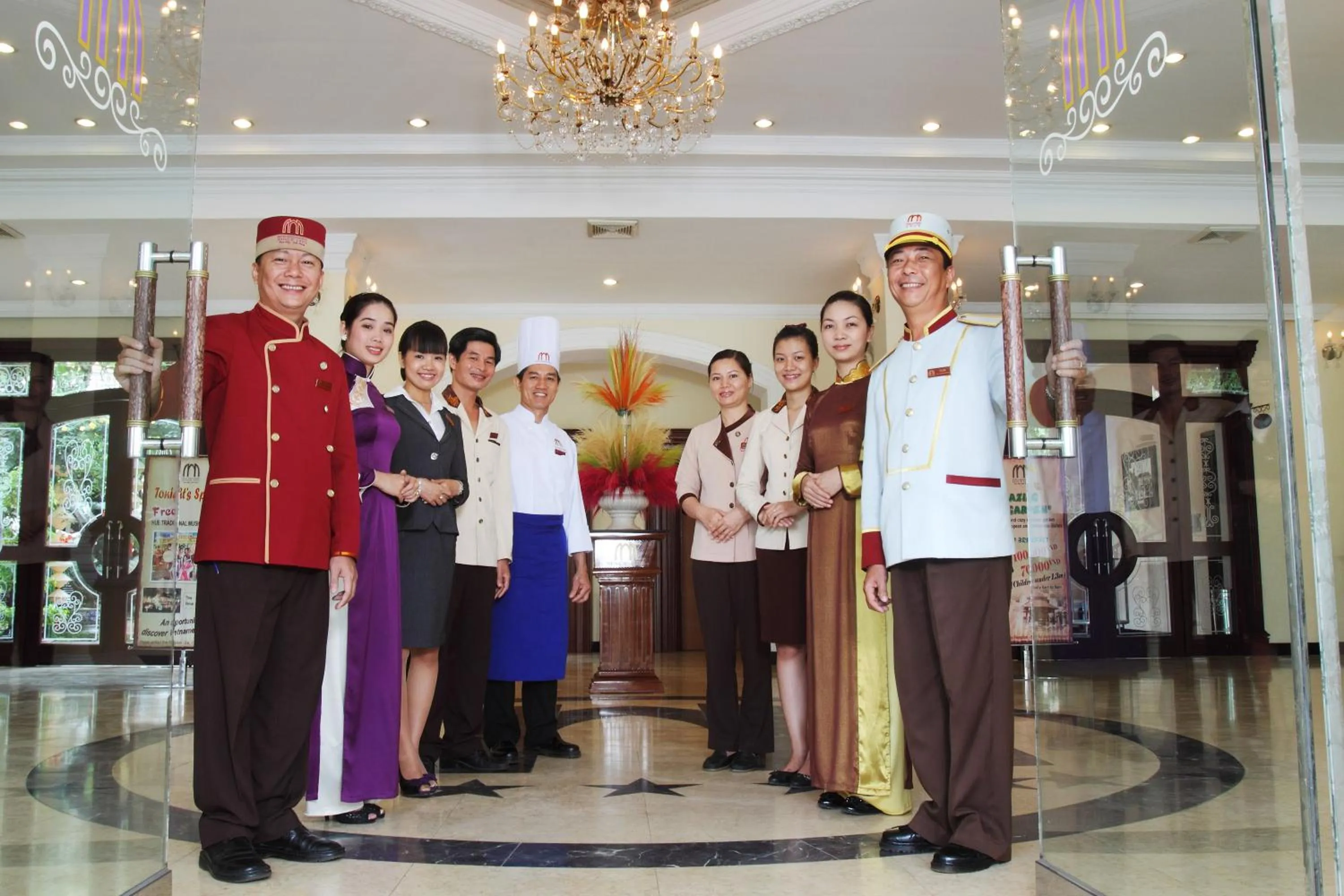 People in Saigon Morin Hotel